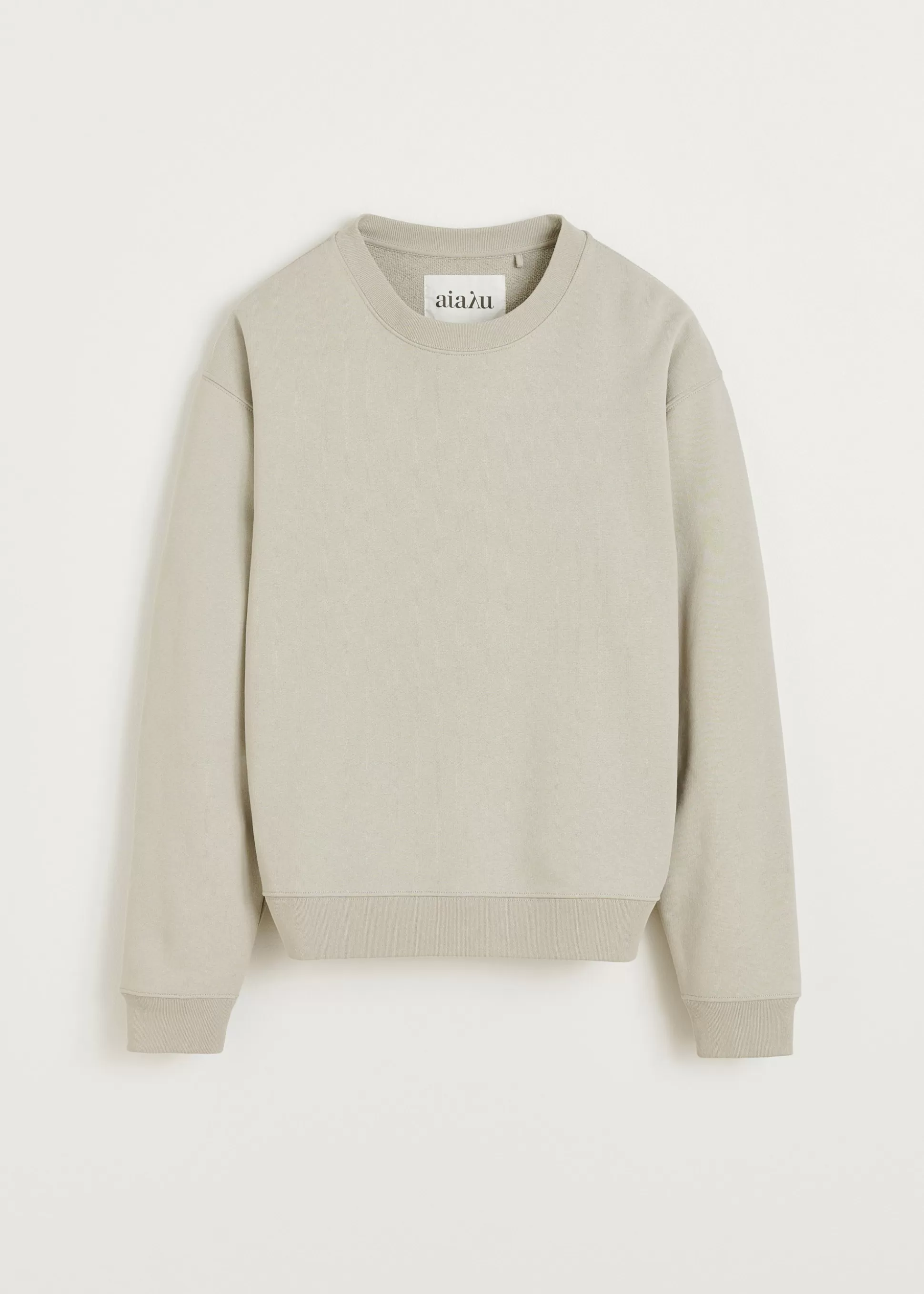 aiayu Bluser<circular sweatshirt Grey