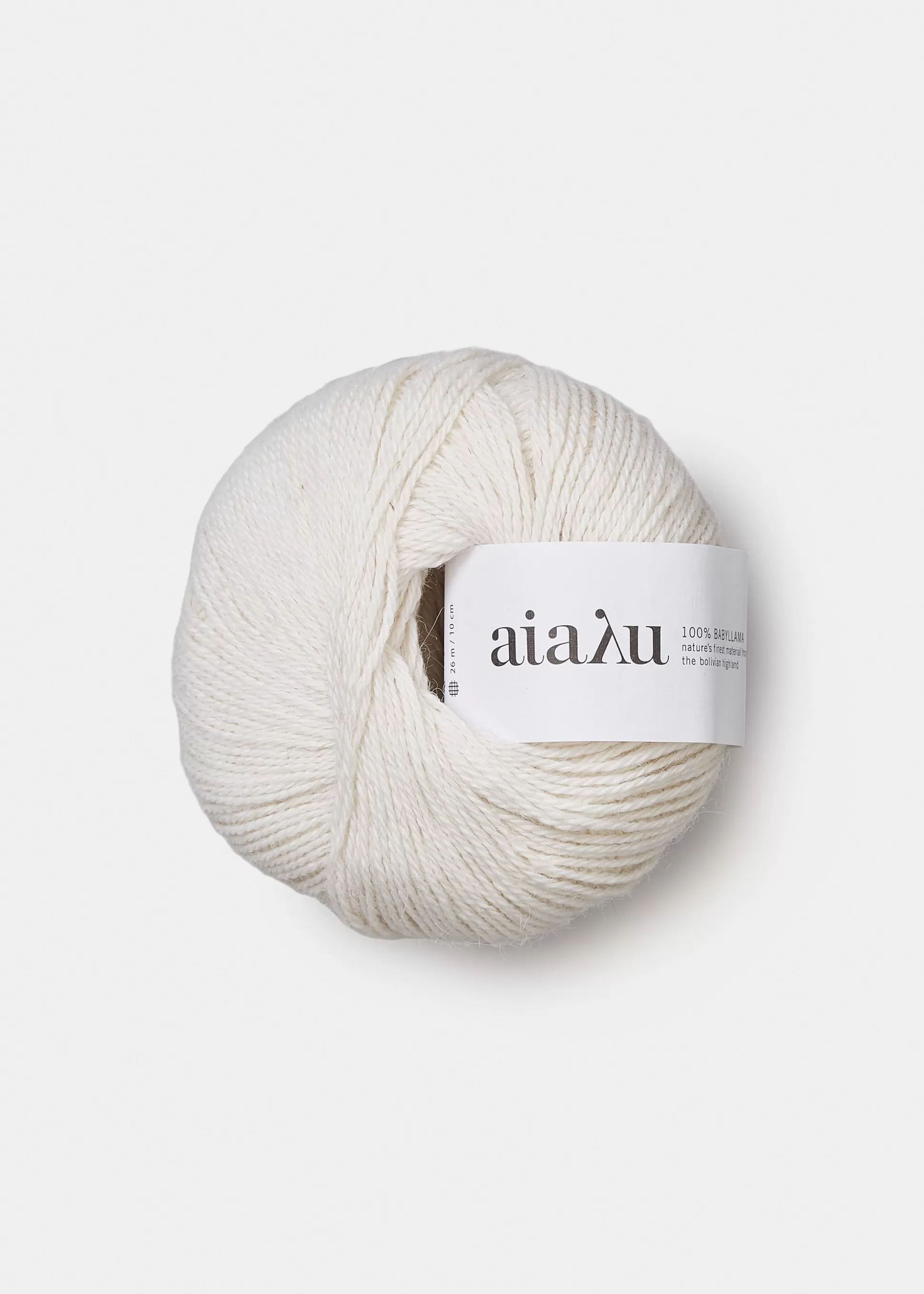 aiayu Garn & Opskrifter<yarn - babyllama wool Albicant