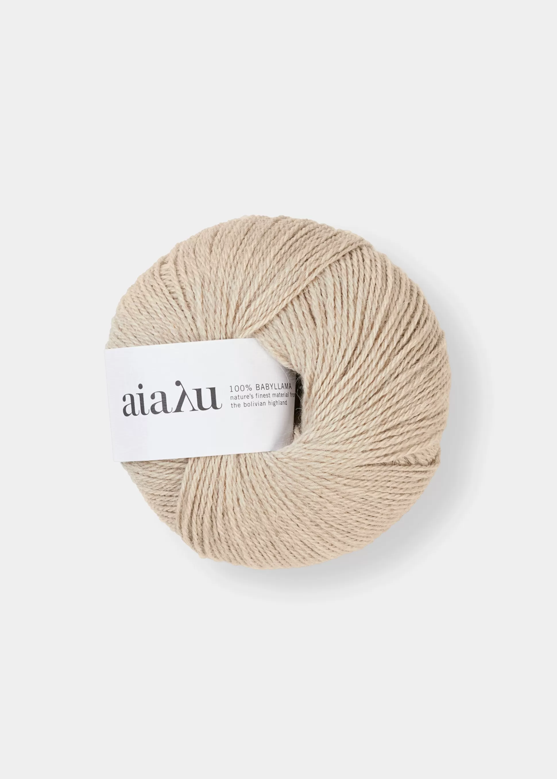 aiayu Garn & Opskrifter<yarn - babyllama wool Pure Wheat