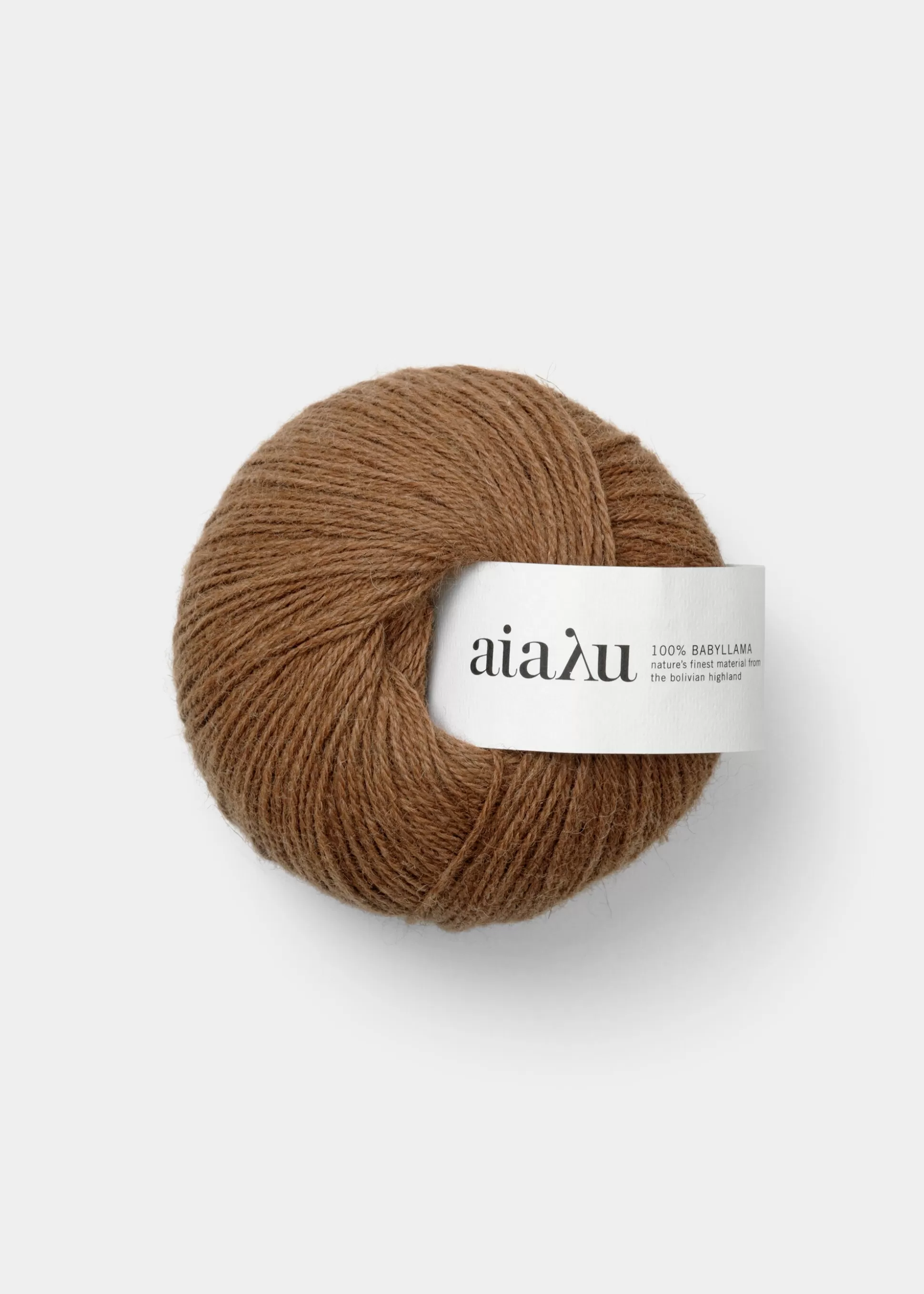 aiayu Garn & Opskrifter<yarn - babyllama wool Pure Tabacco