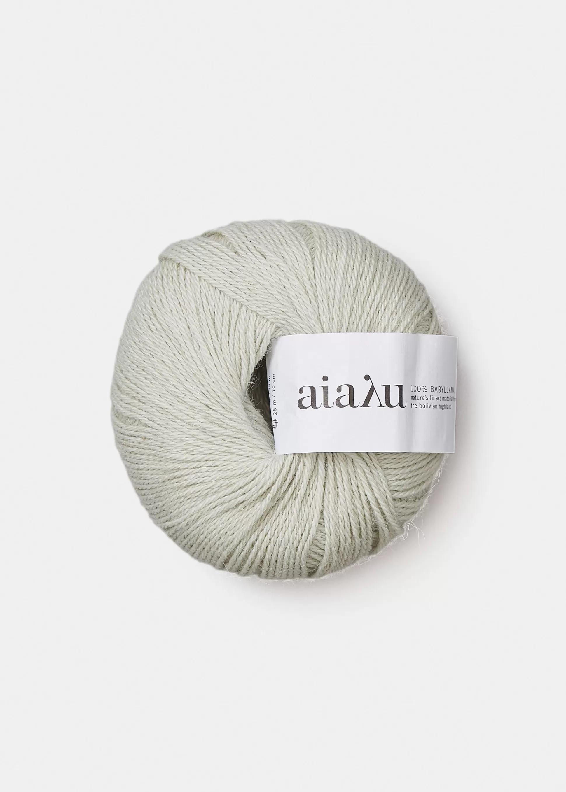 aiayu Garn & Opskrifter<yarn - babyllama wool Cabbage