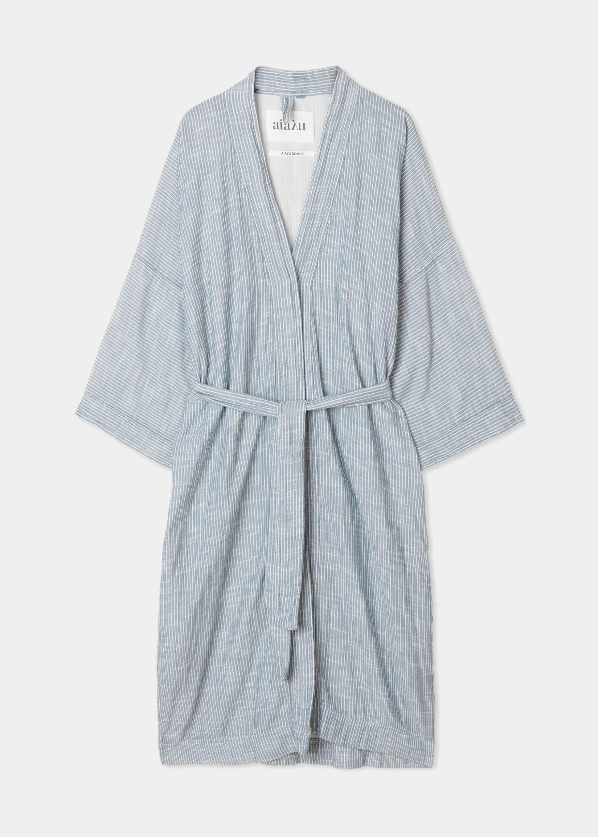 aiayu Badekåber<Bathrobe striped Indigo