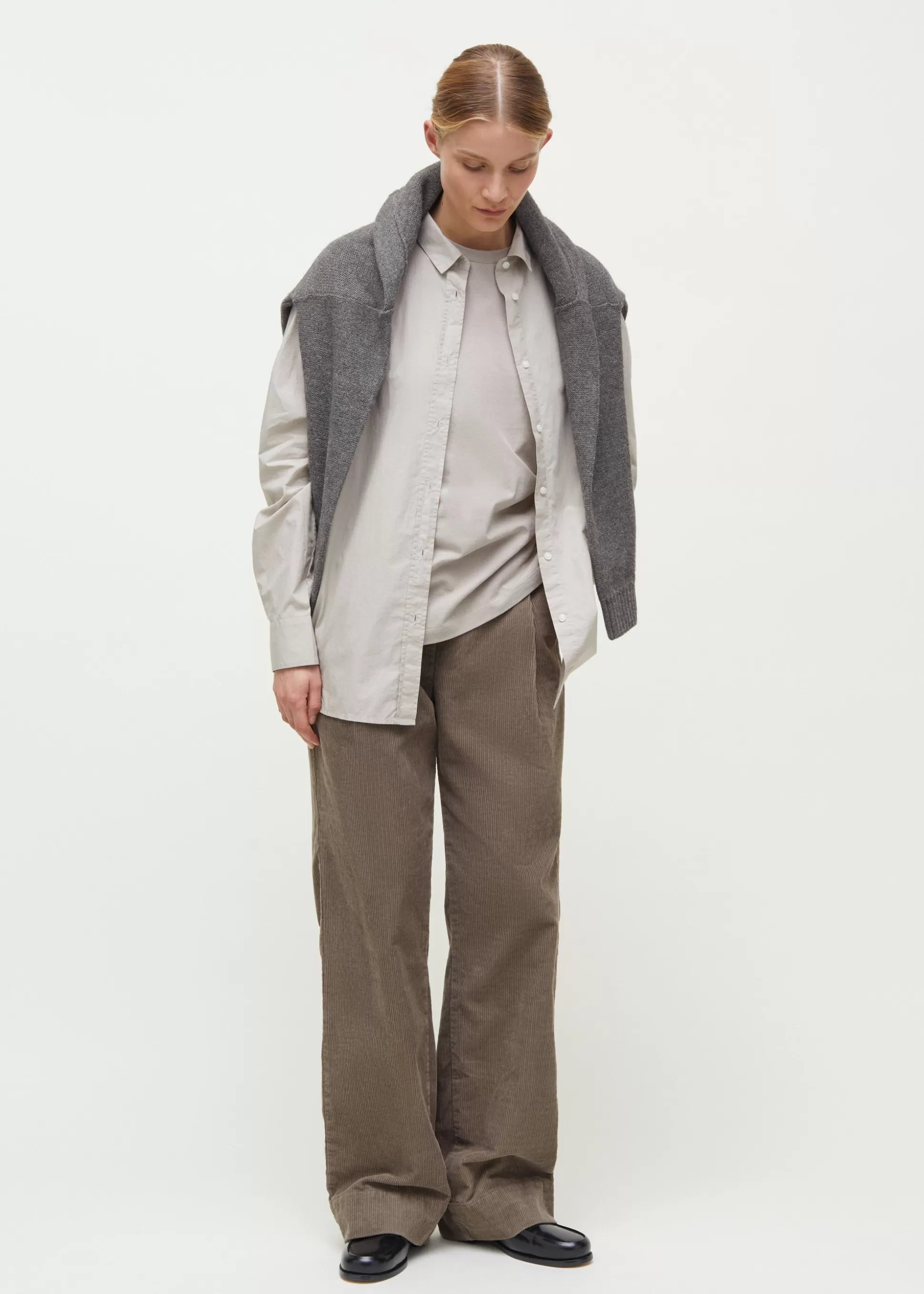 aiayu Bukser<Billy pant corduroy Brown Khaki