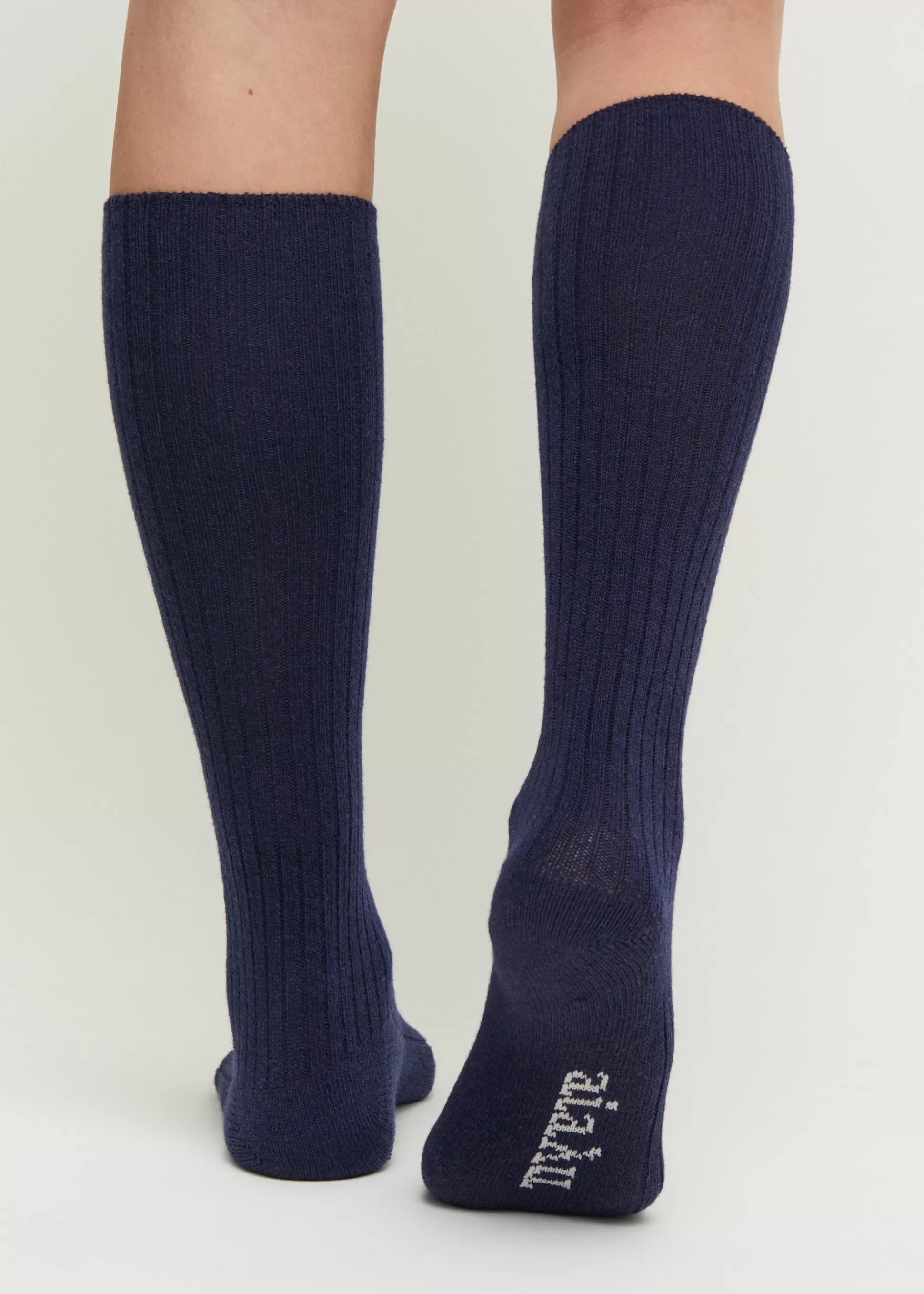 aiayu Strømper<Cashmere knee socks Navy