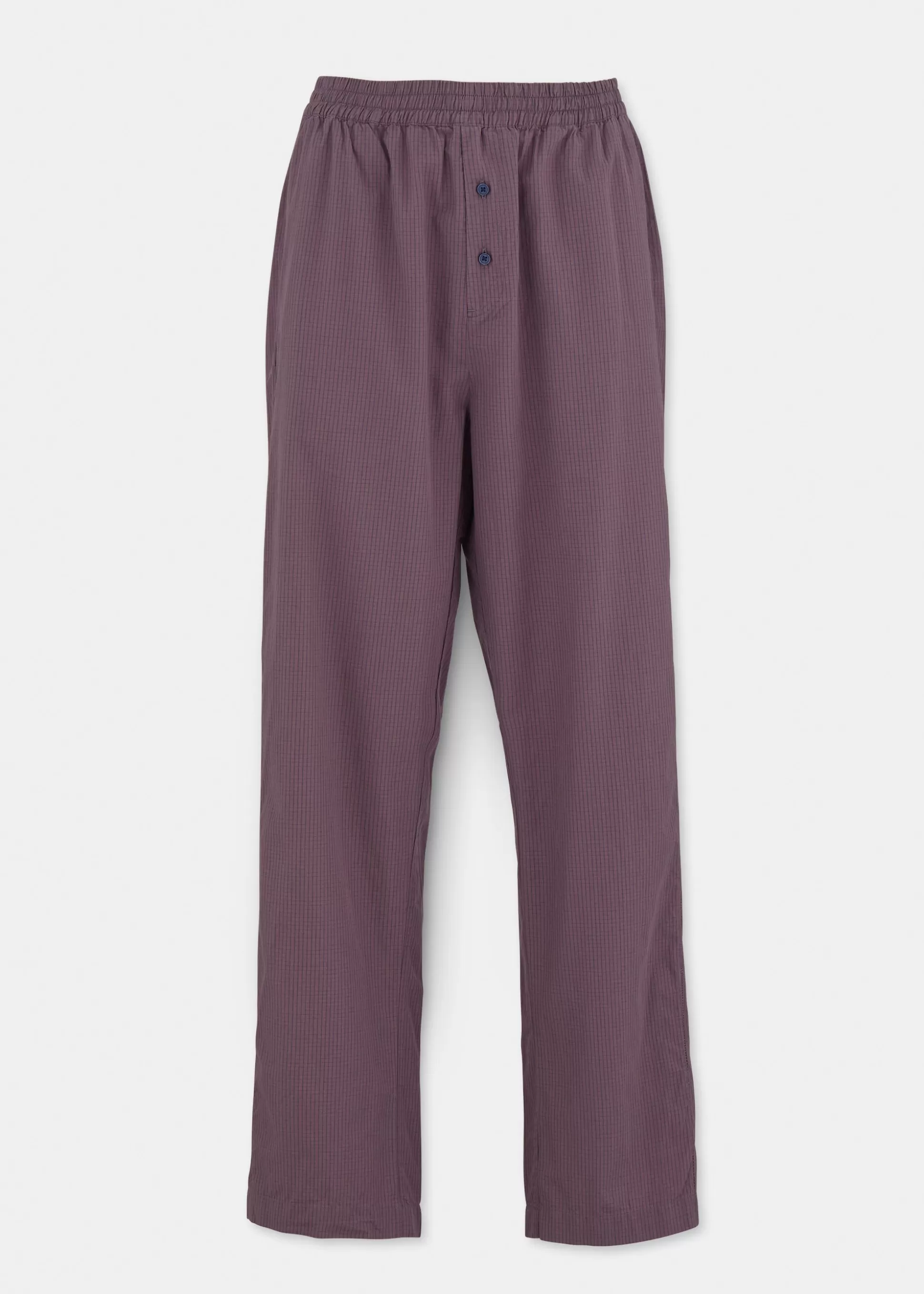 aiayu Bukser<Casual pant check Mix Vintage Violet