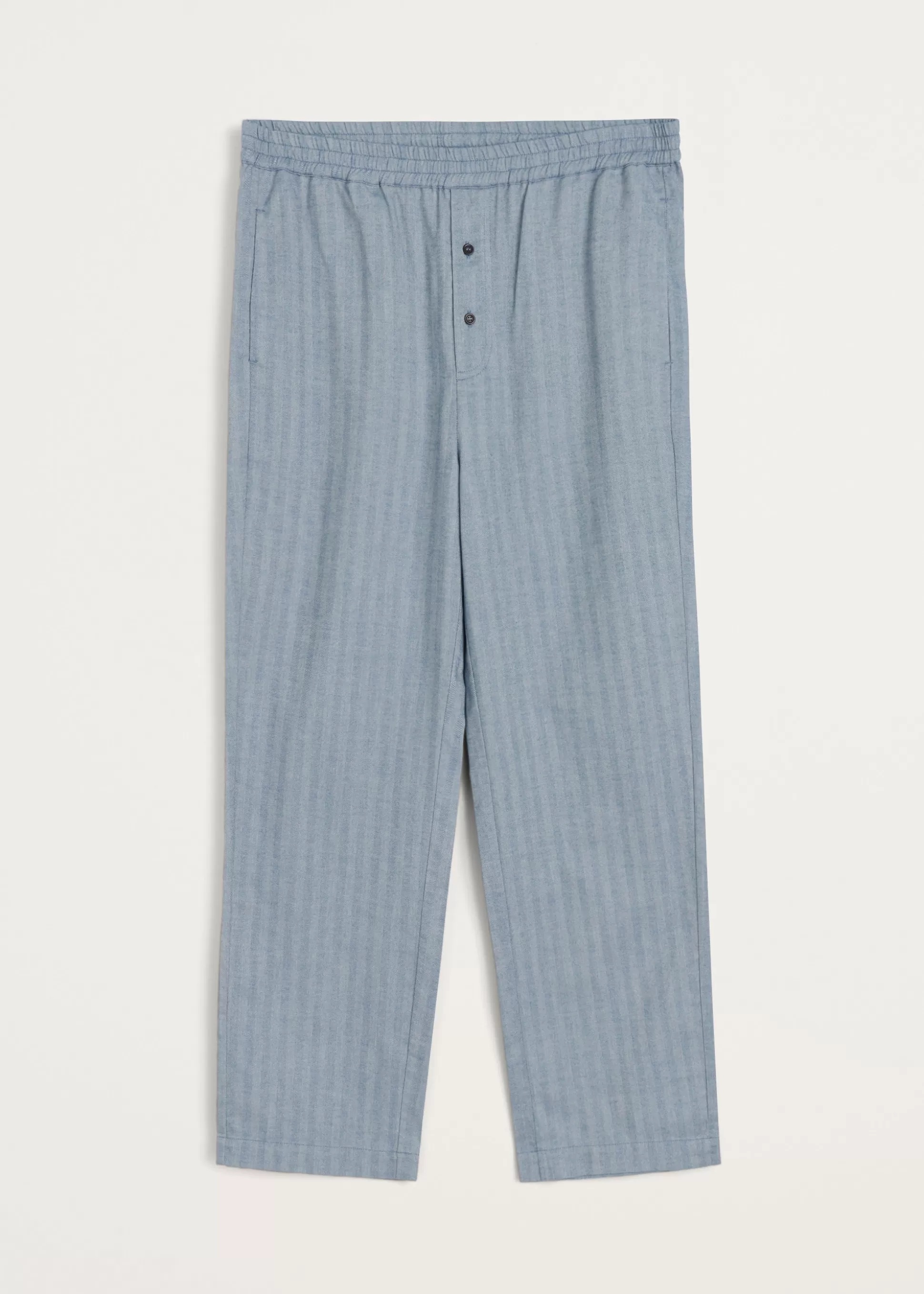 aiayu Bukser<Casual pant herringbone Mix Dust Blue
