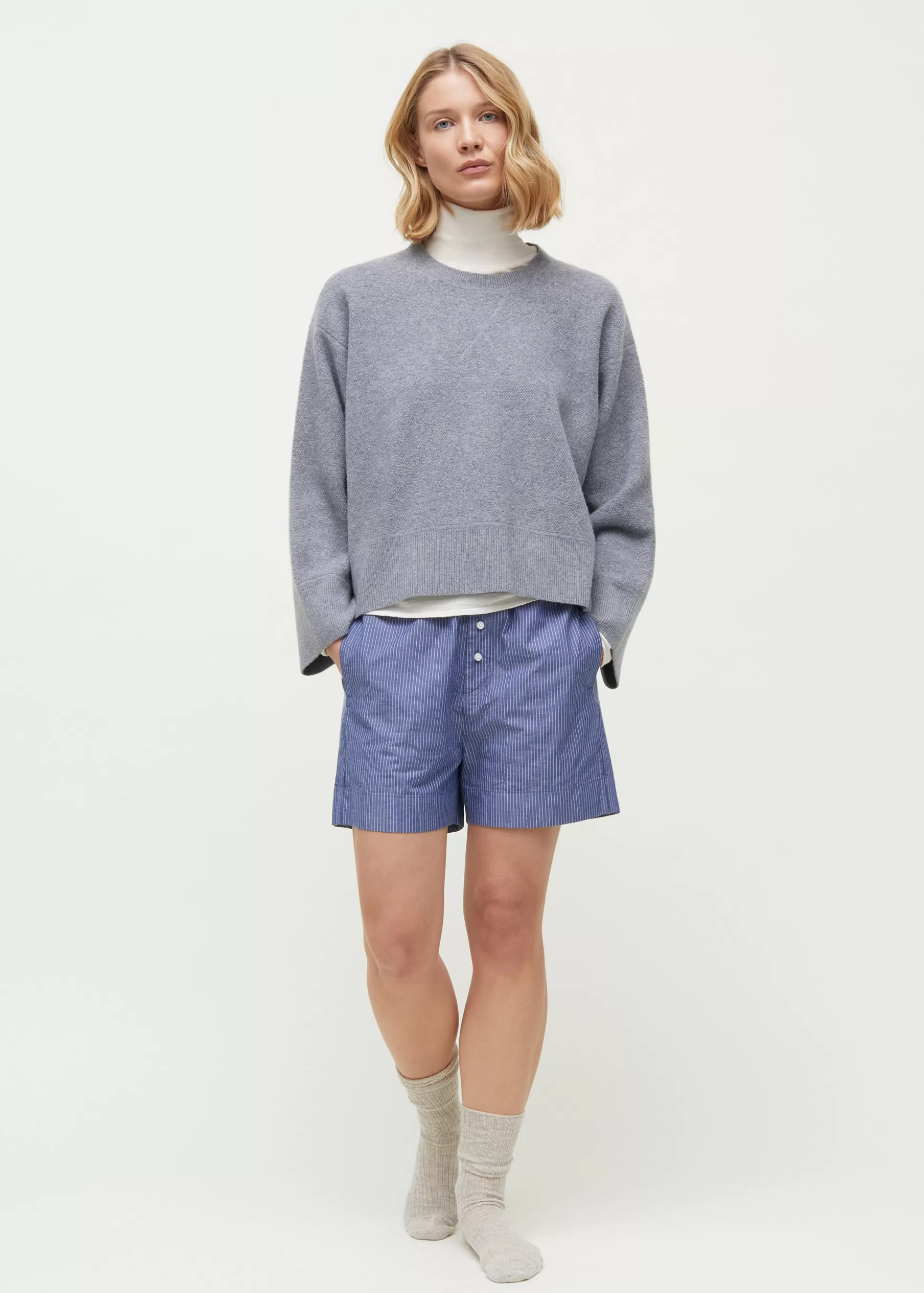 aiayu Pyjamas<Casual shorts letto Mix Blue