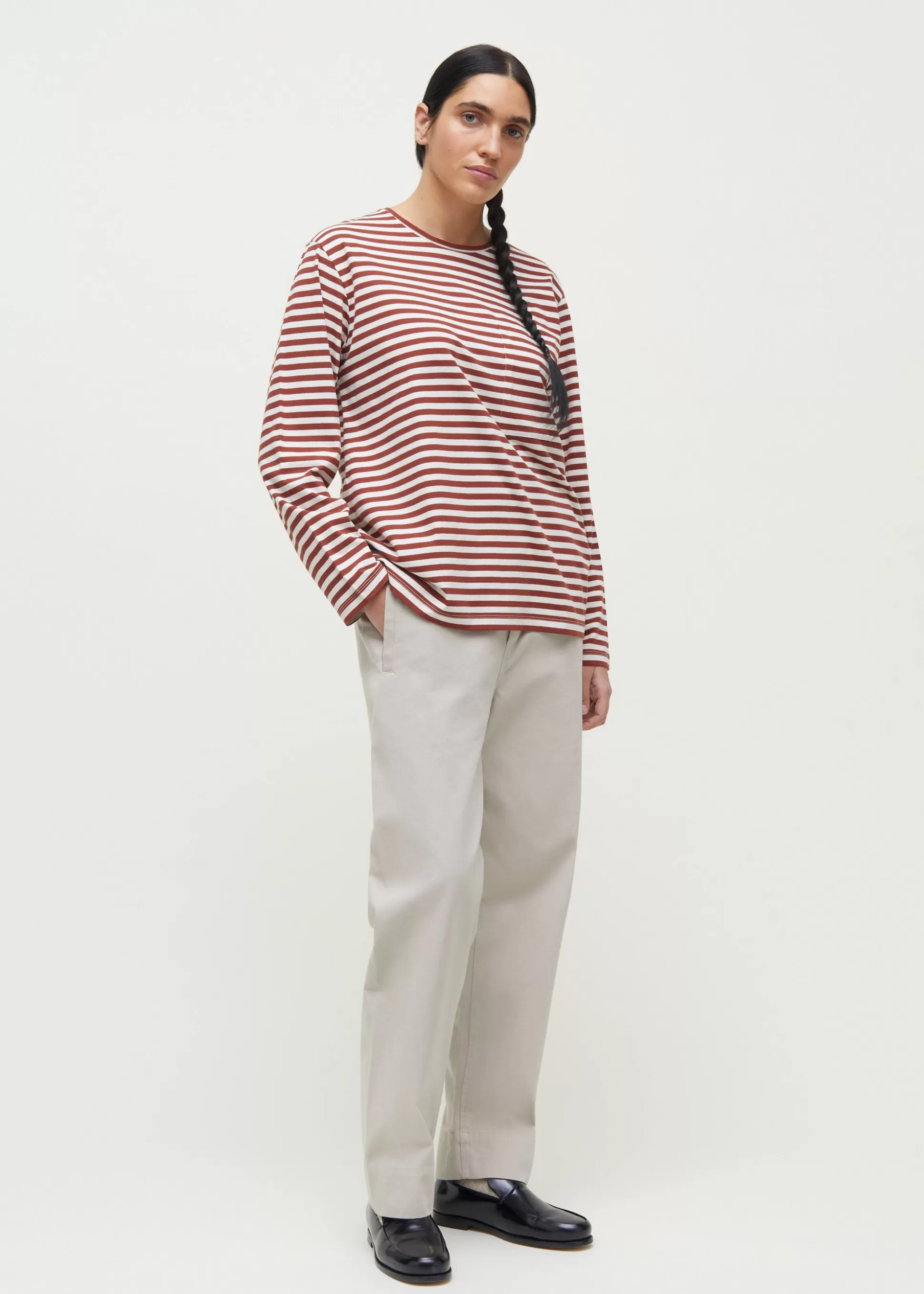 aiayu T-Shirts & Tops<Circular long sleeve Mix Rust