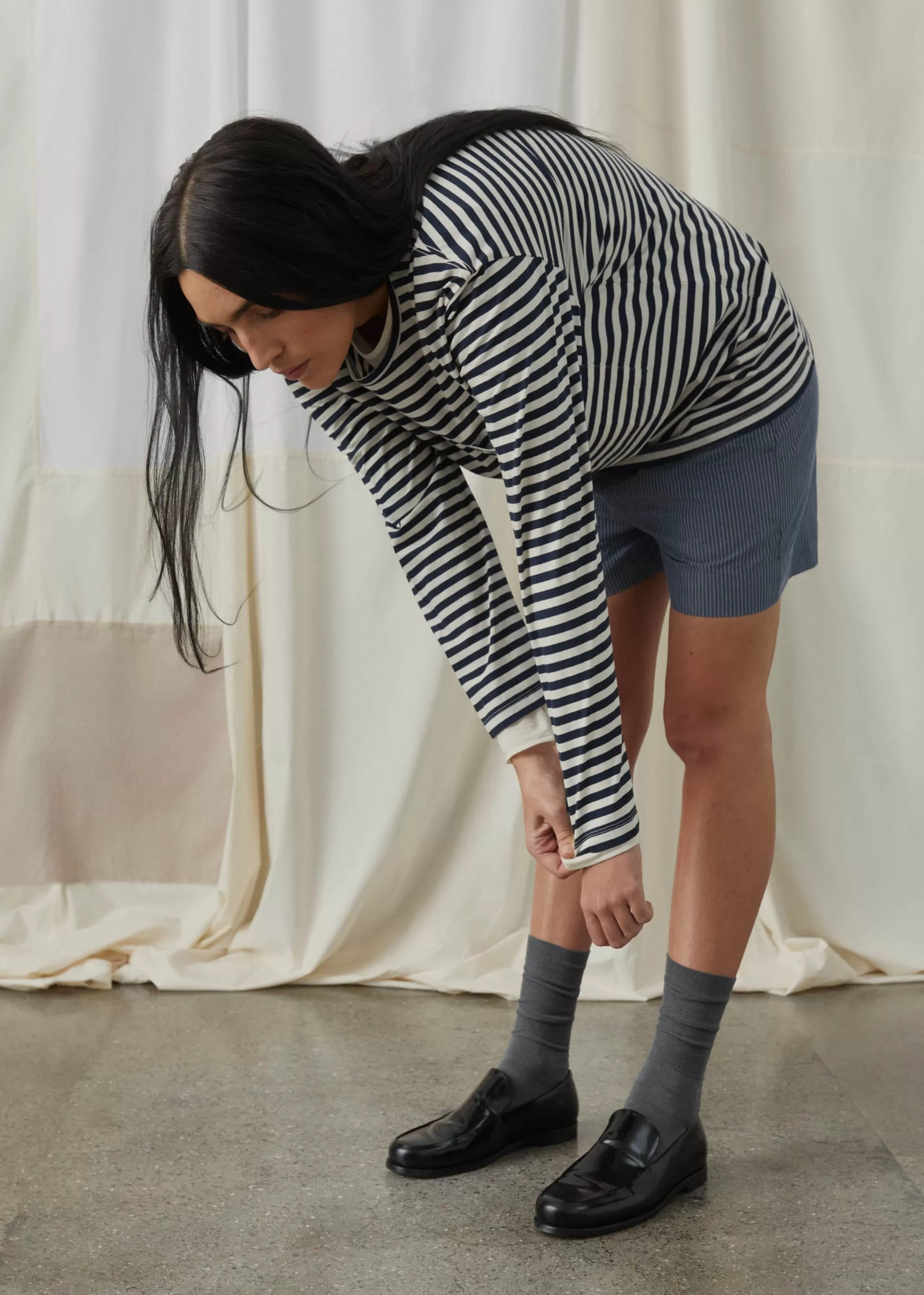aiayu T-Shirts & Tops<Circular long sleeve Mix Night