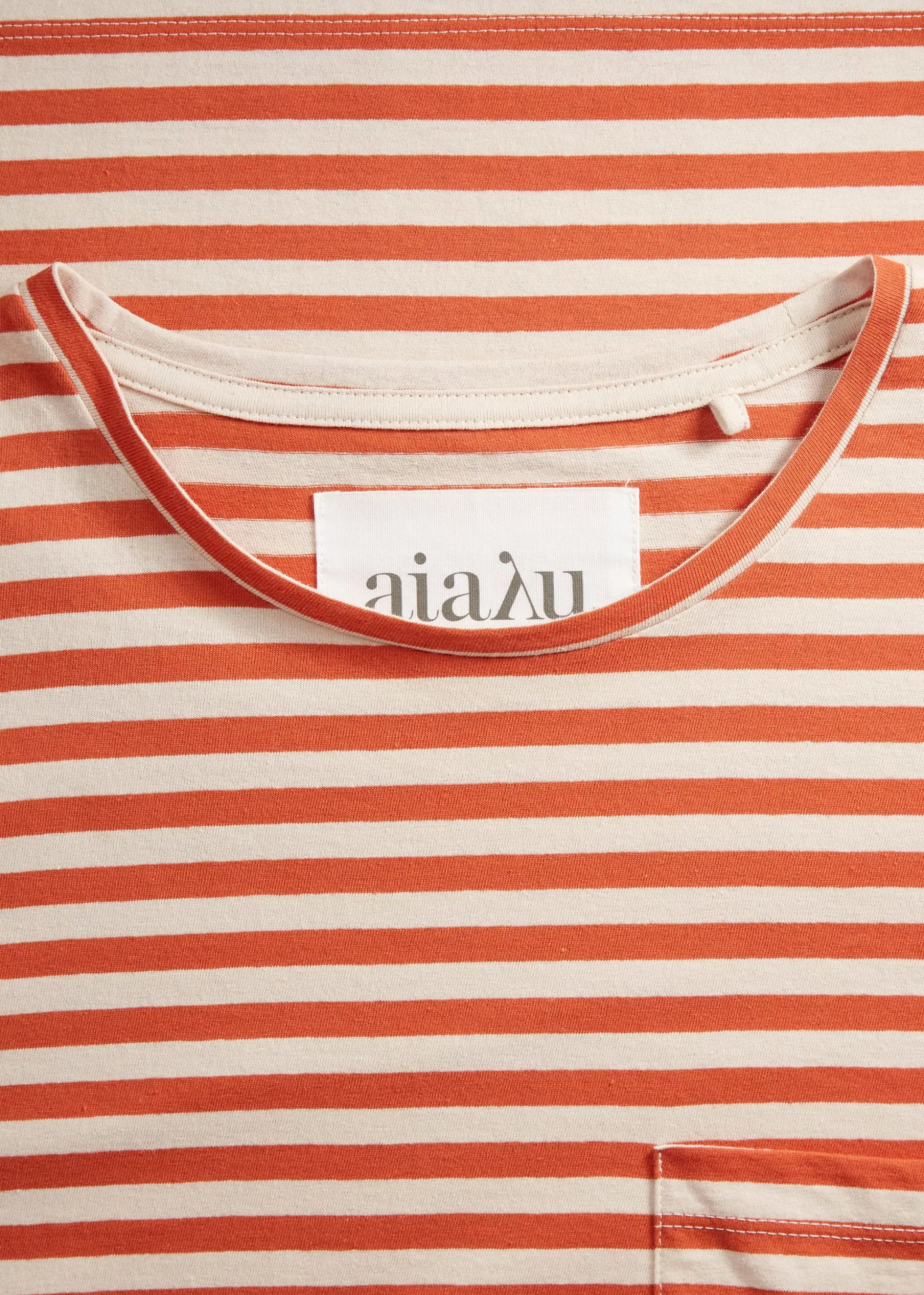 aiayu T-Shirts & Tops<Circular long sleeve Mix Orange