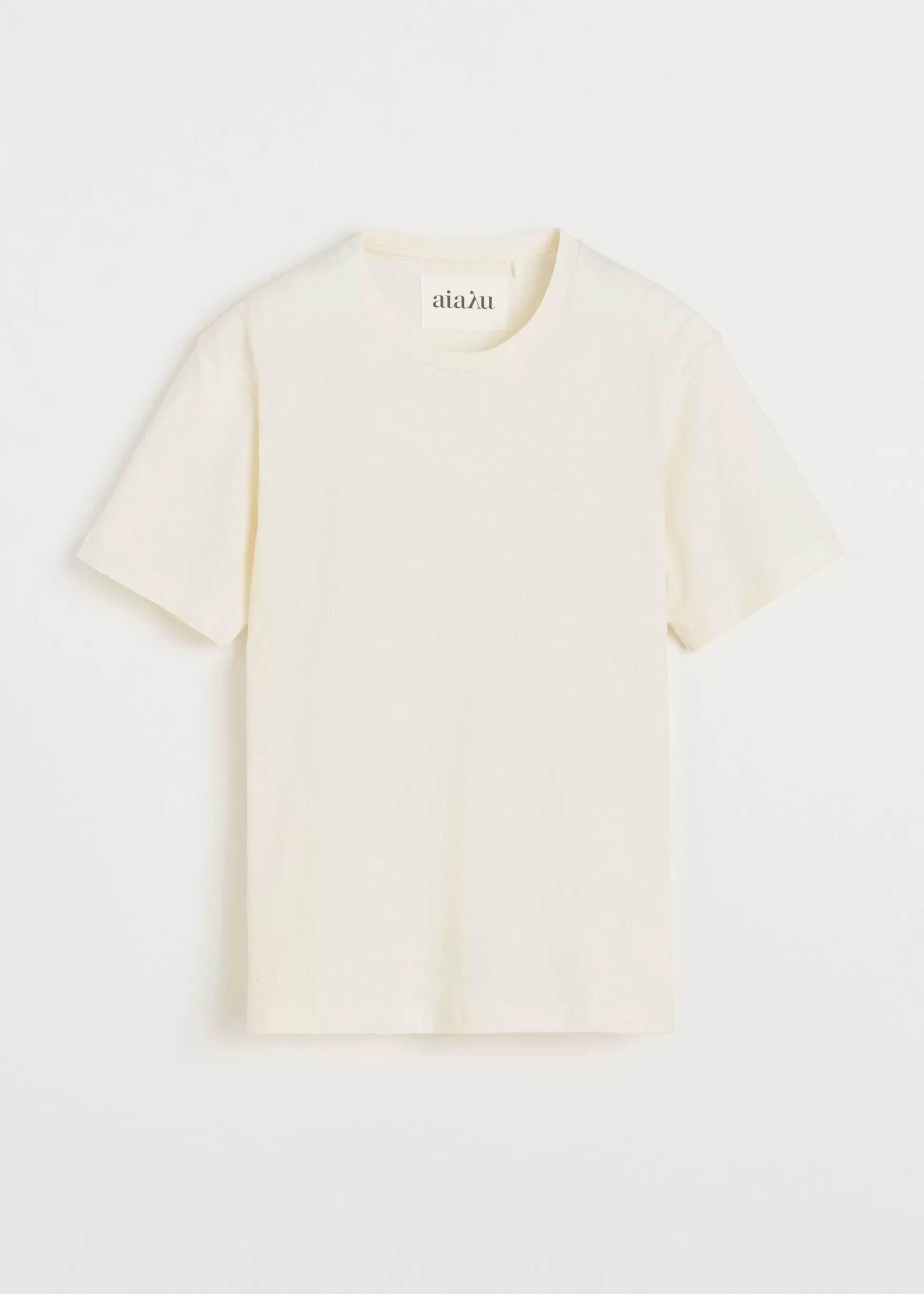 aiayu T-Shirts & Tops<Classic circular tee Pure Ecru