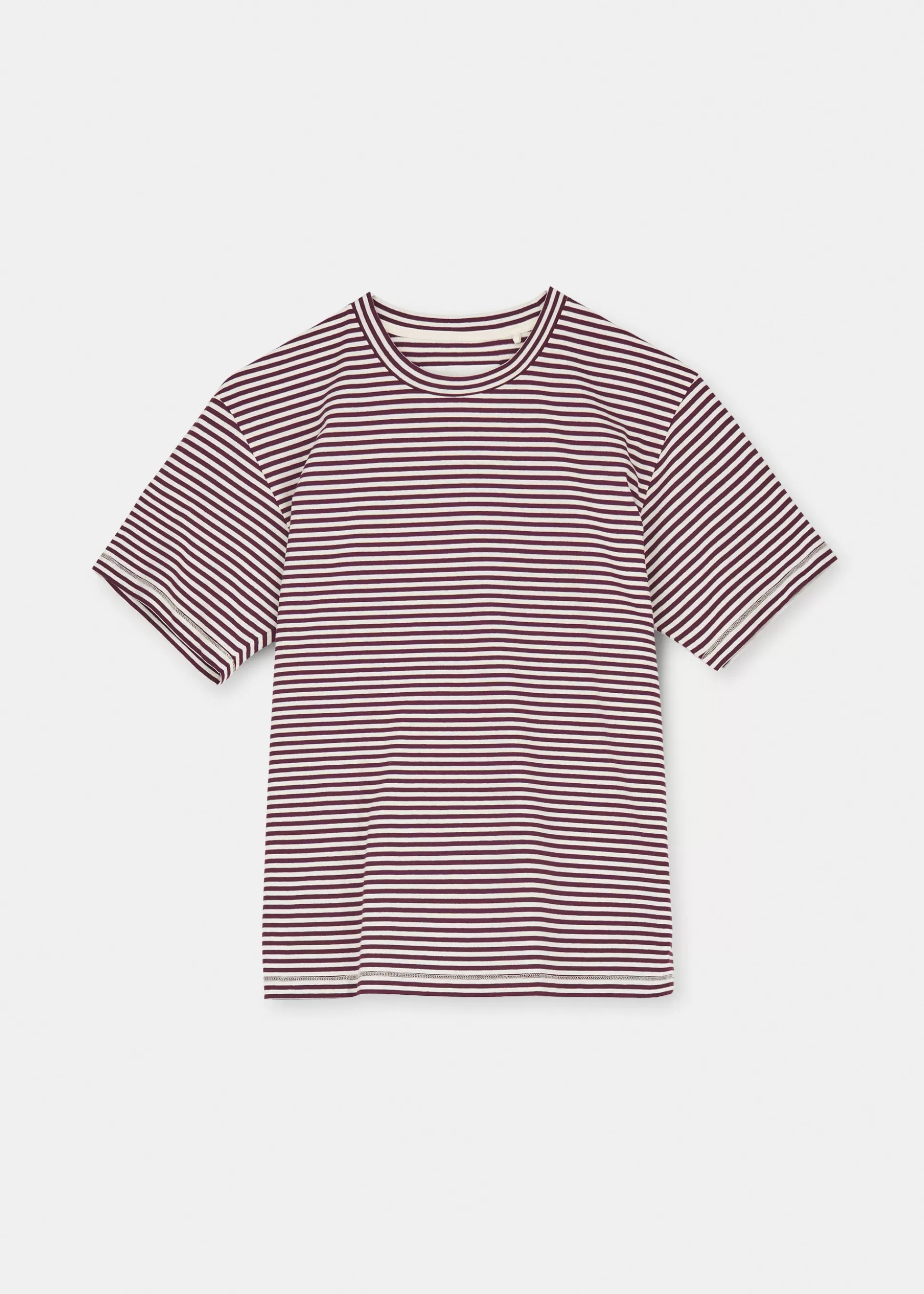 aiayu T-Shirts & Tops<Classic circular tee striped Mix Syrah
