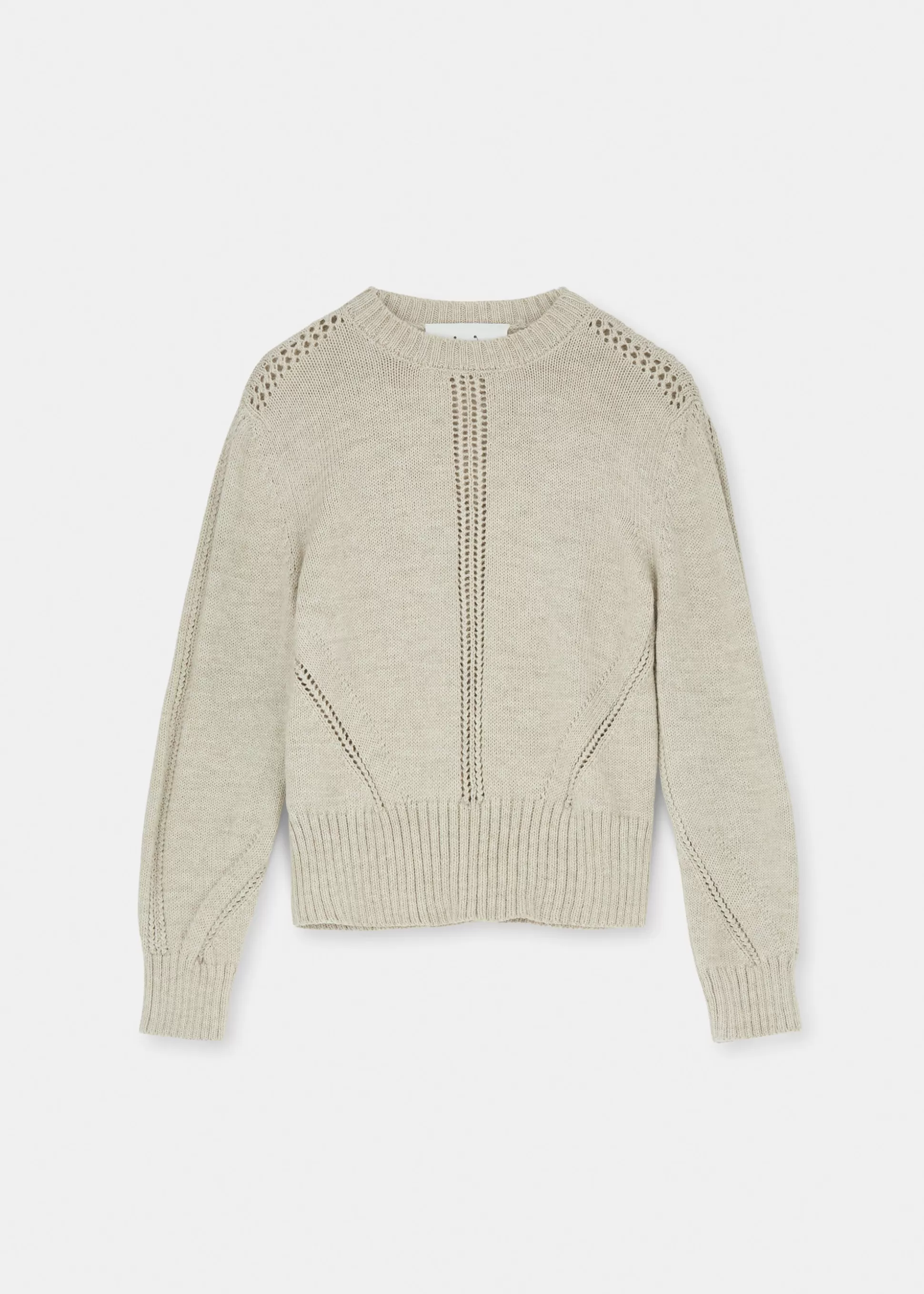 aiayu Strik<Clio llama wool sweater Pure Natural