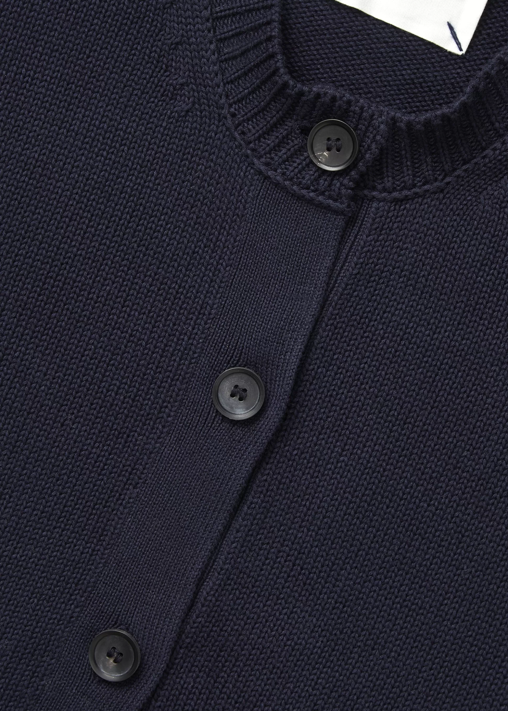 aiayu Cardigans | Strik<Cobe cotton cardigan Navy