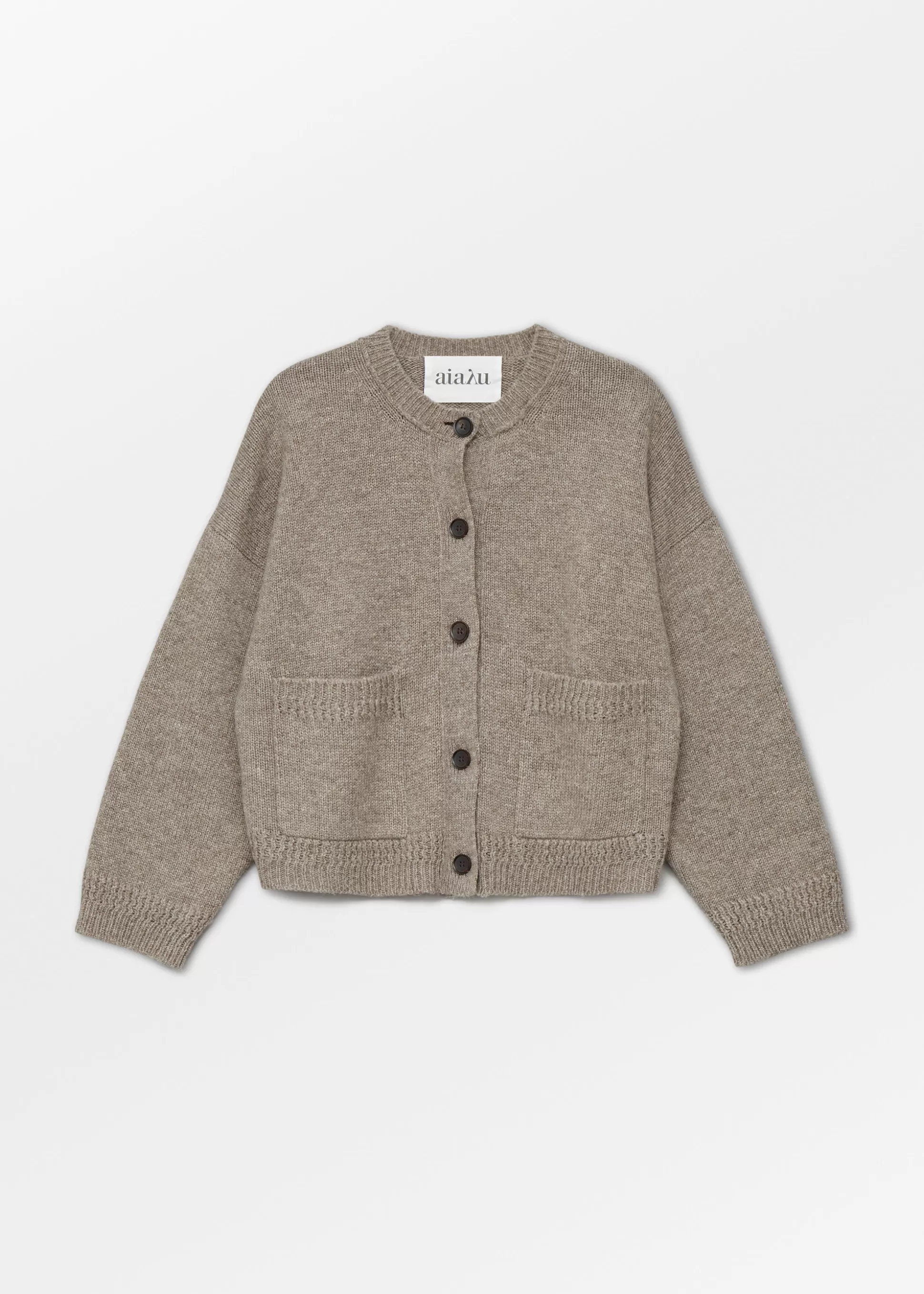 aiayu Cardigans | Strik<Cobe wool cardigan Pure Soil