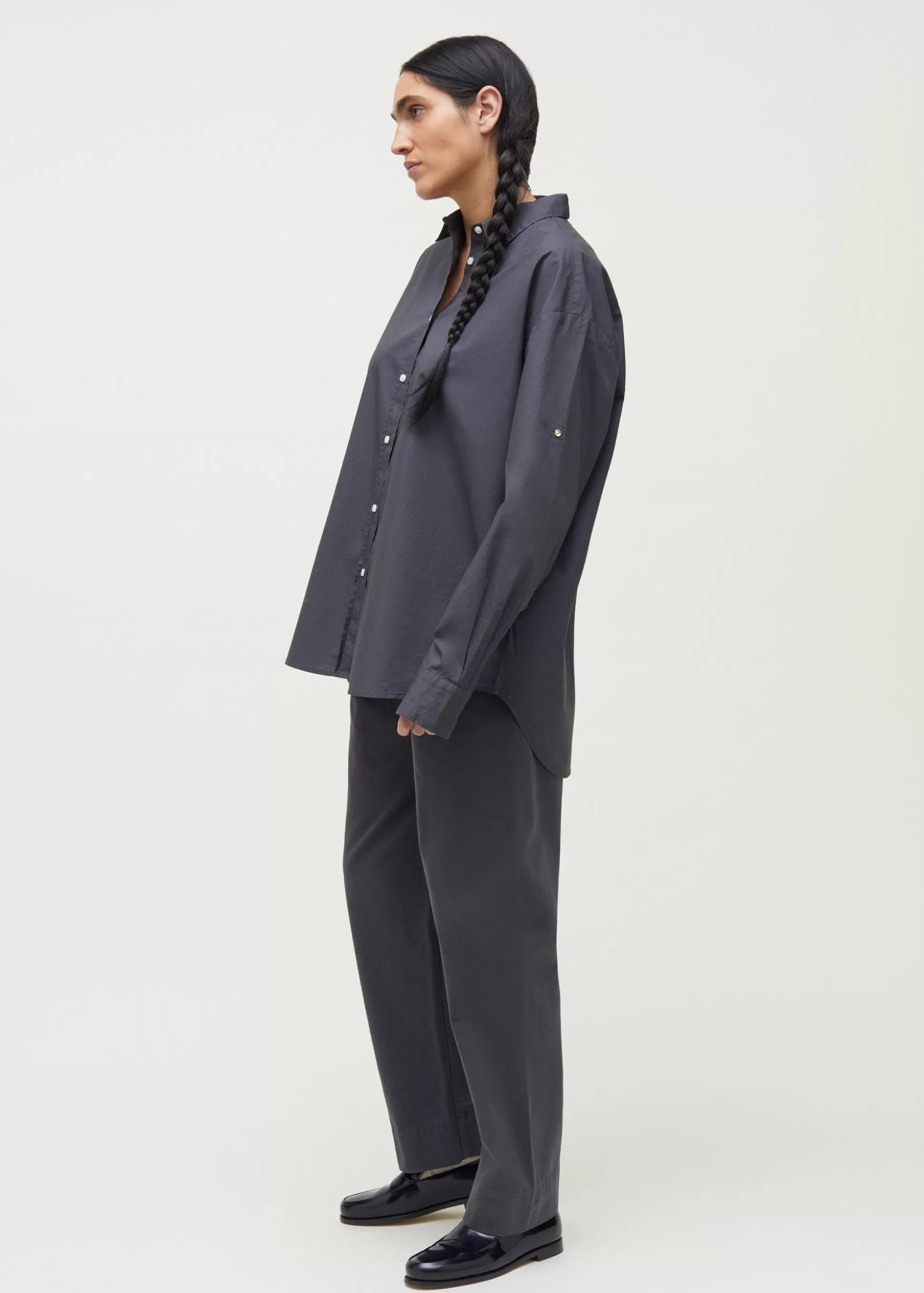 aiayu Bukser<Coco pant twill Steel