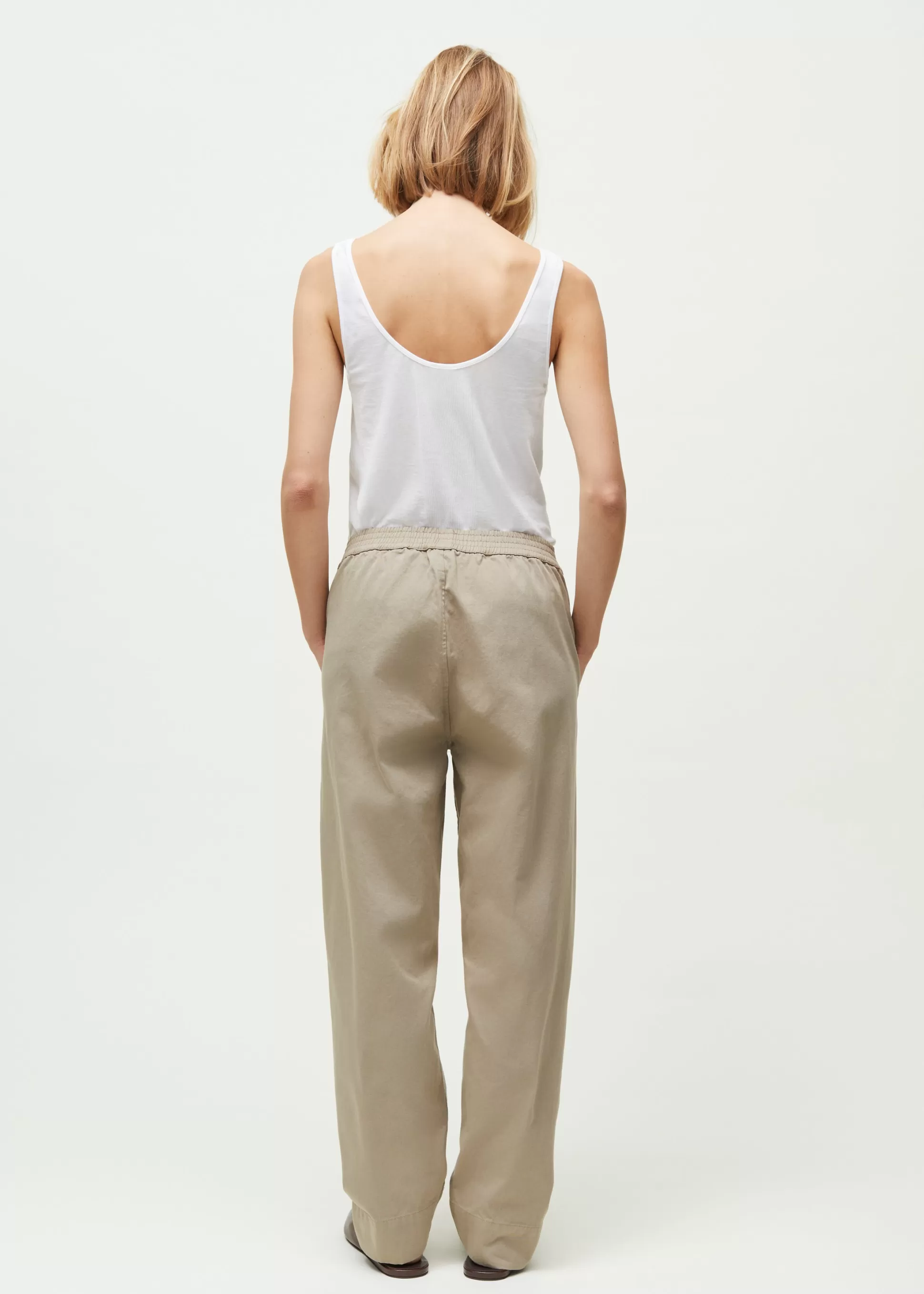 aiayu Bukser<Coco pant twill Light Vintage Army