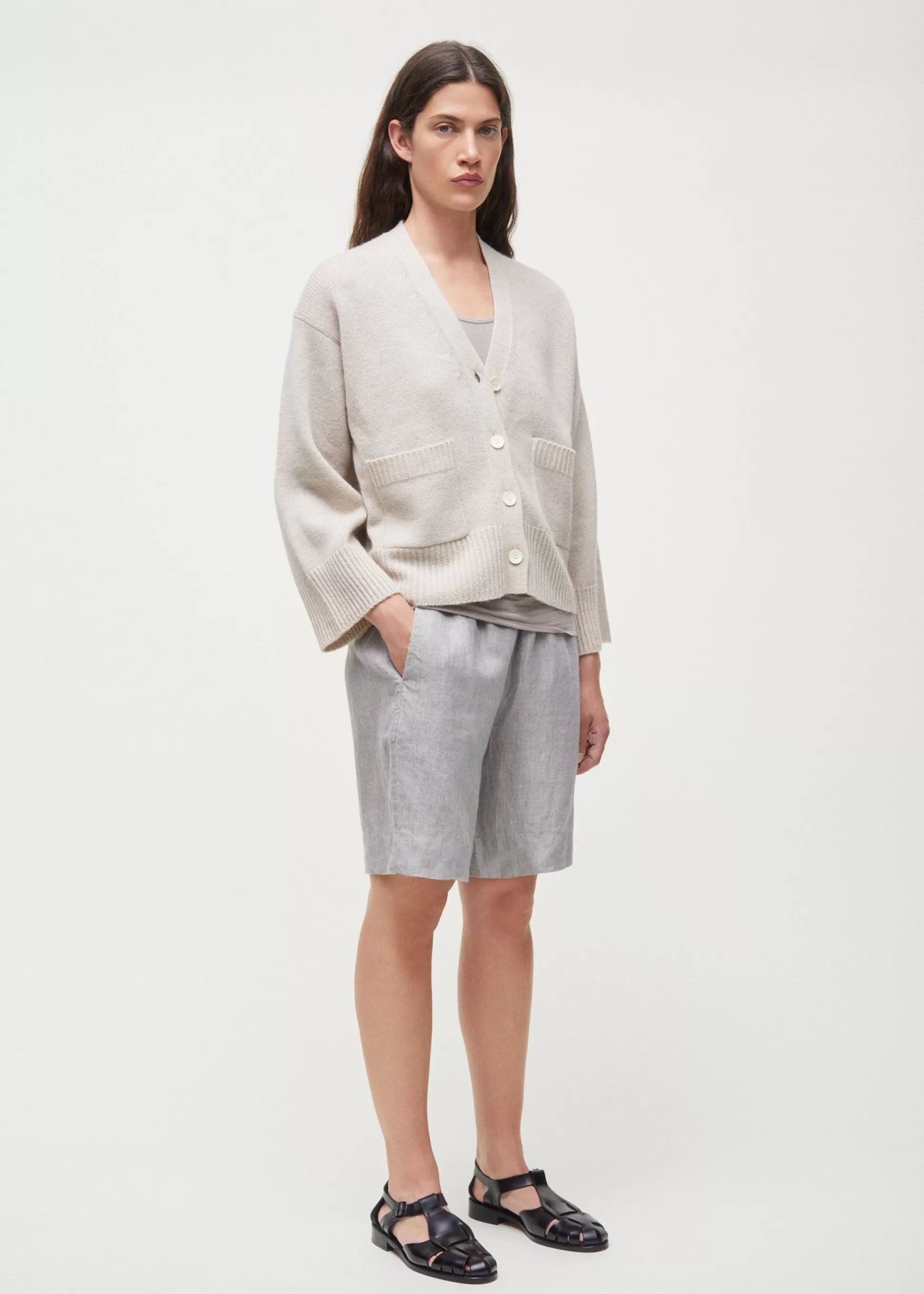 aiayu Cardigans | Strik<Cora wool cardigan Aura