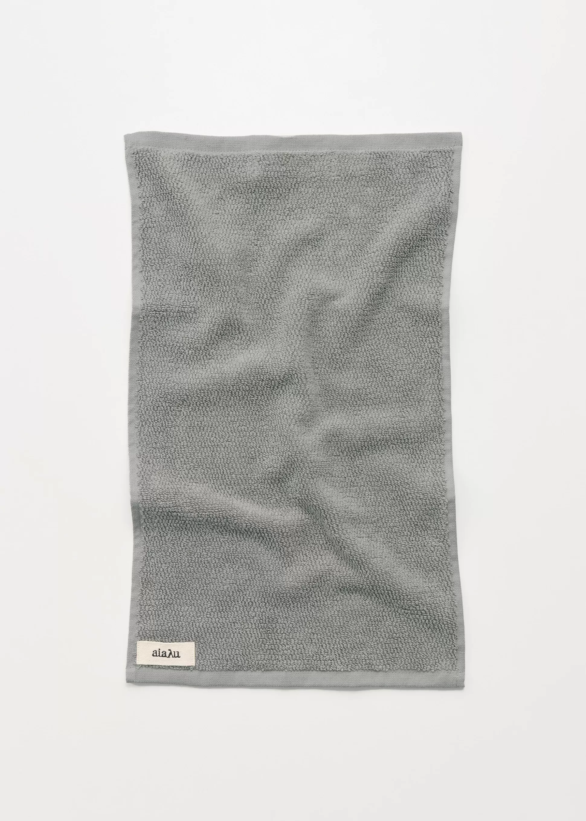aiayu Håndklæder<Cotton guest towel - 30x50 Steel