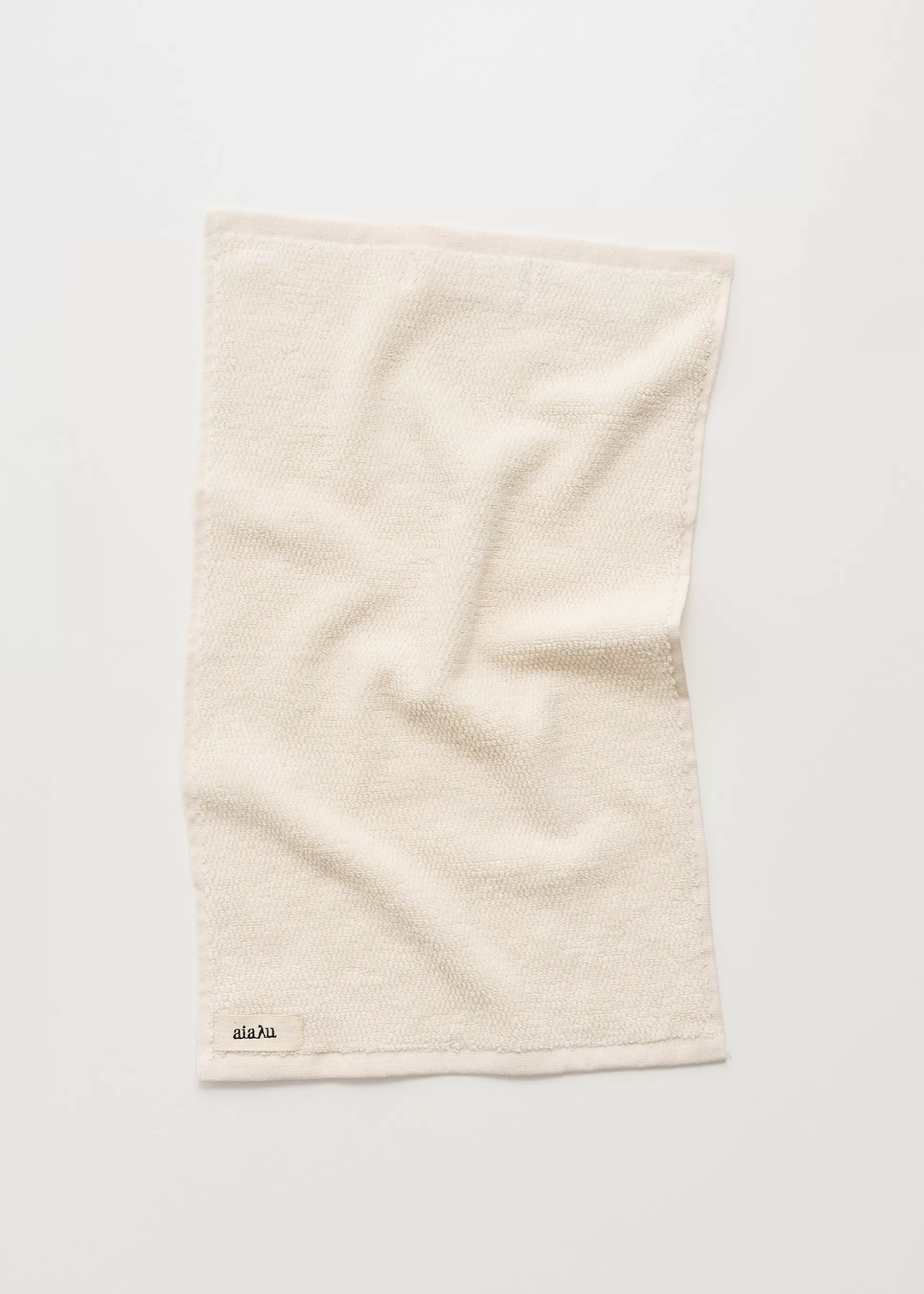aiayu Håndklæder<Cotton guest towel - 30x50 Pure Ecru