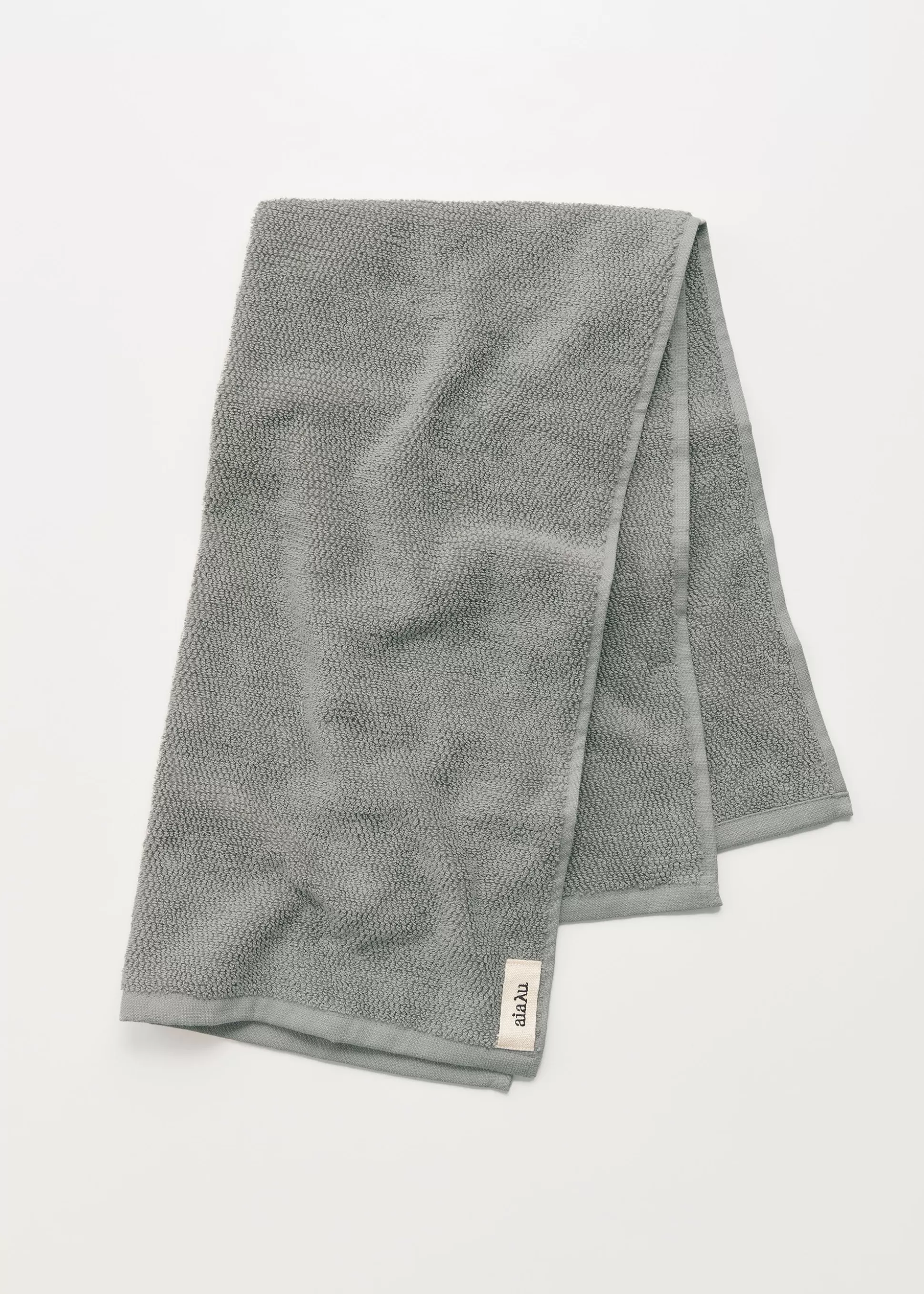 aiayu Håndklæder<Cotton hand towel - 50x90 Steel