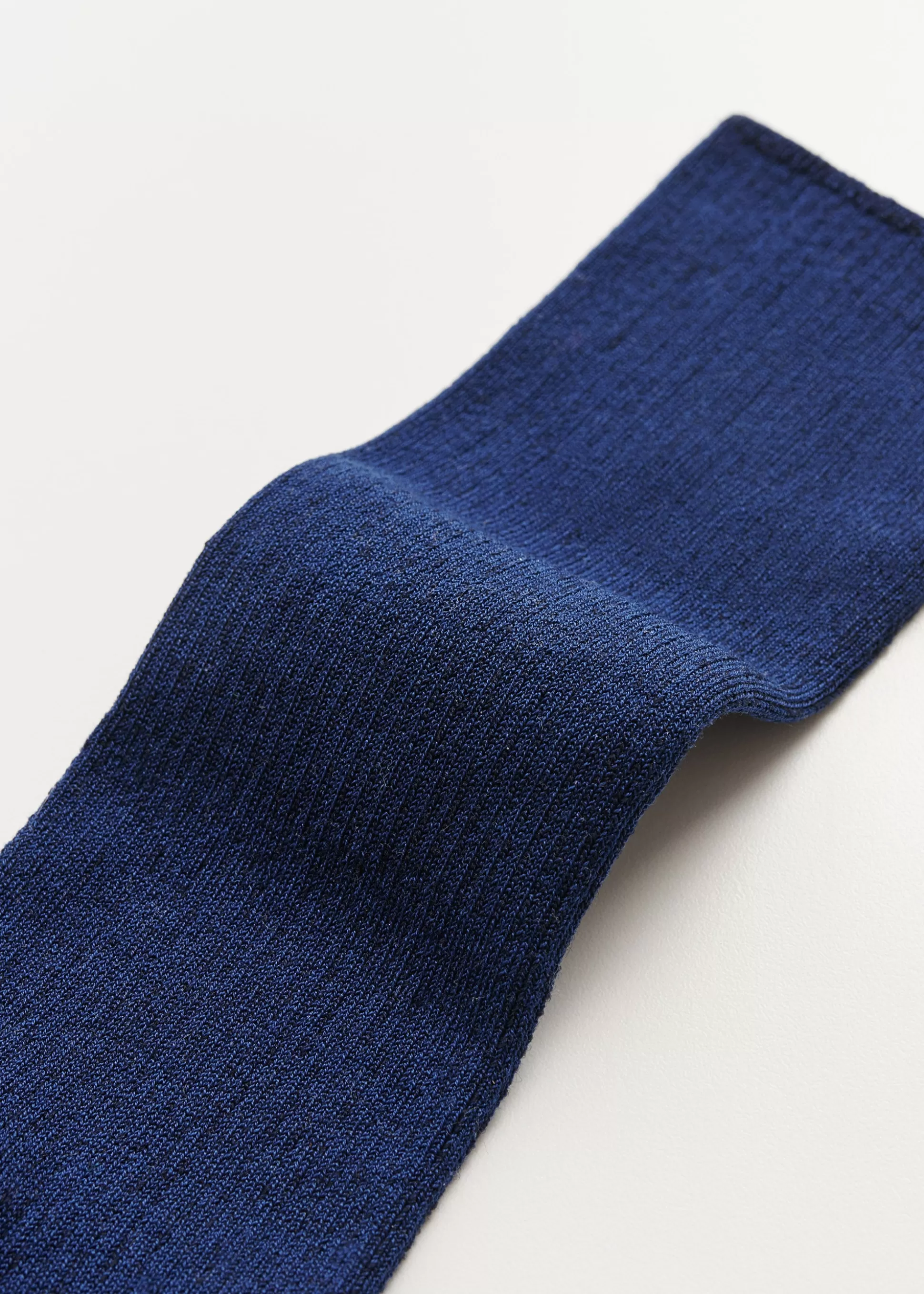 aiayu Strømper<Cotton rib socks Midnight Blue
