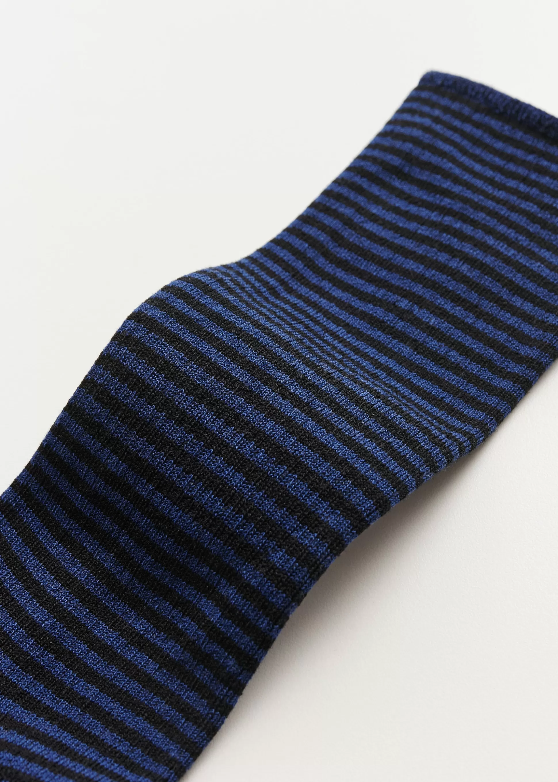 aiayu Strømper<Cotton stripe socks Mix Midnight Blue
