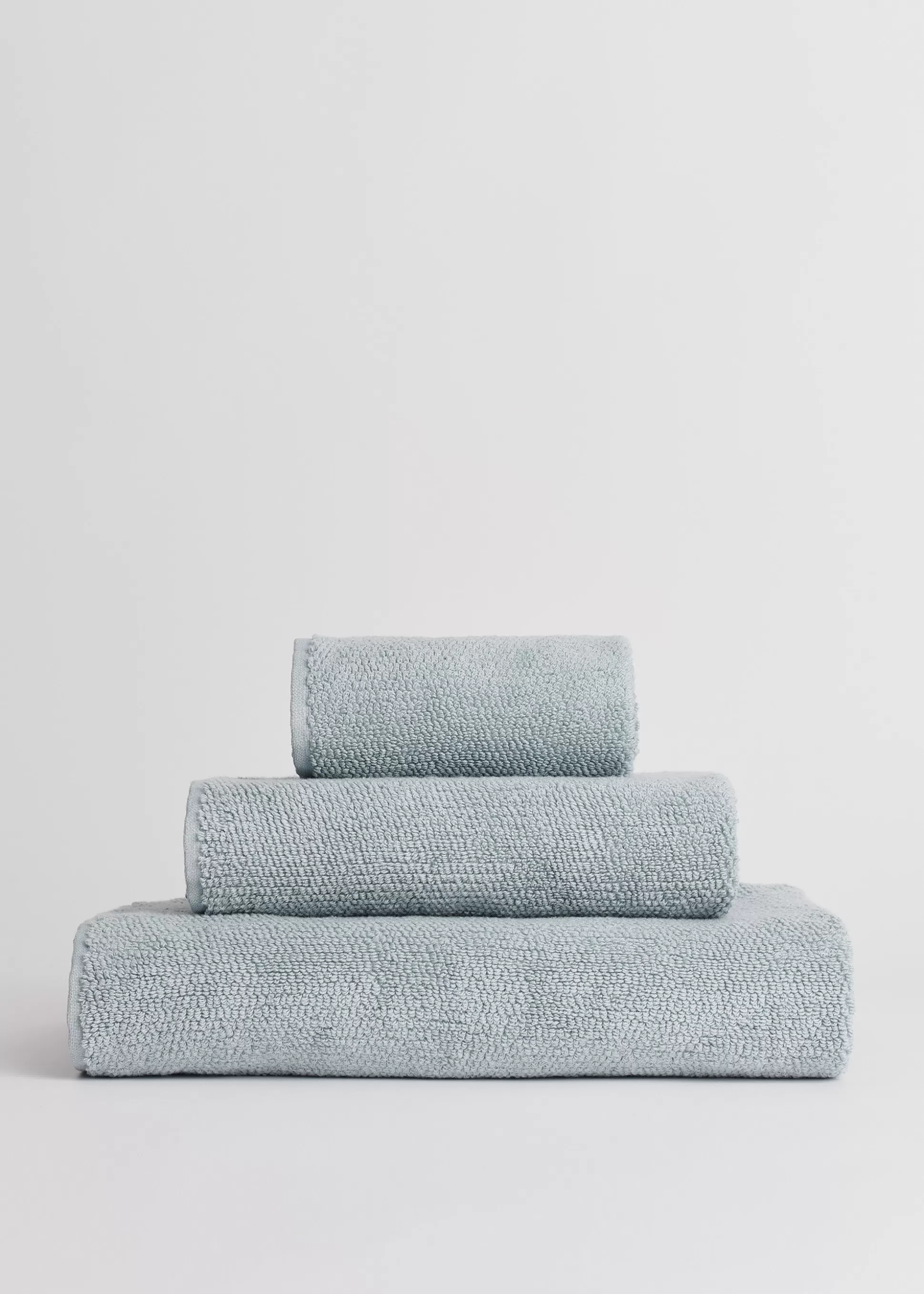 aiayu Håndklæder<Cotton towels (set of 3 pcs) Pacific