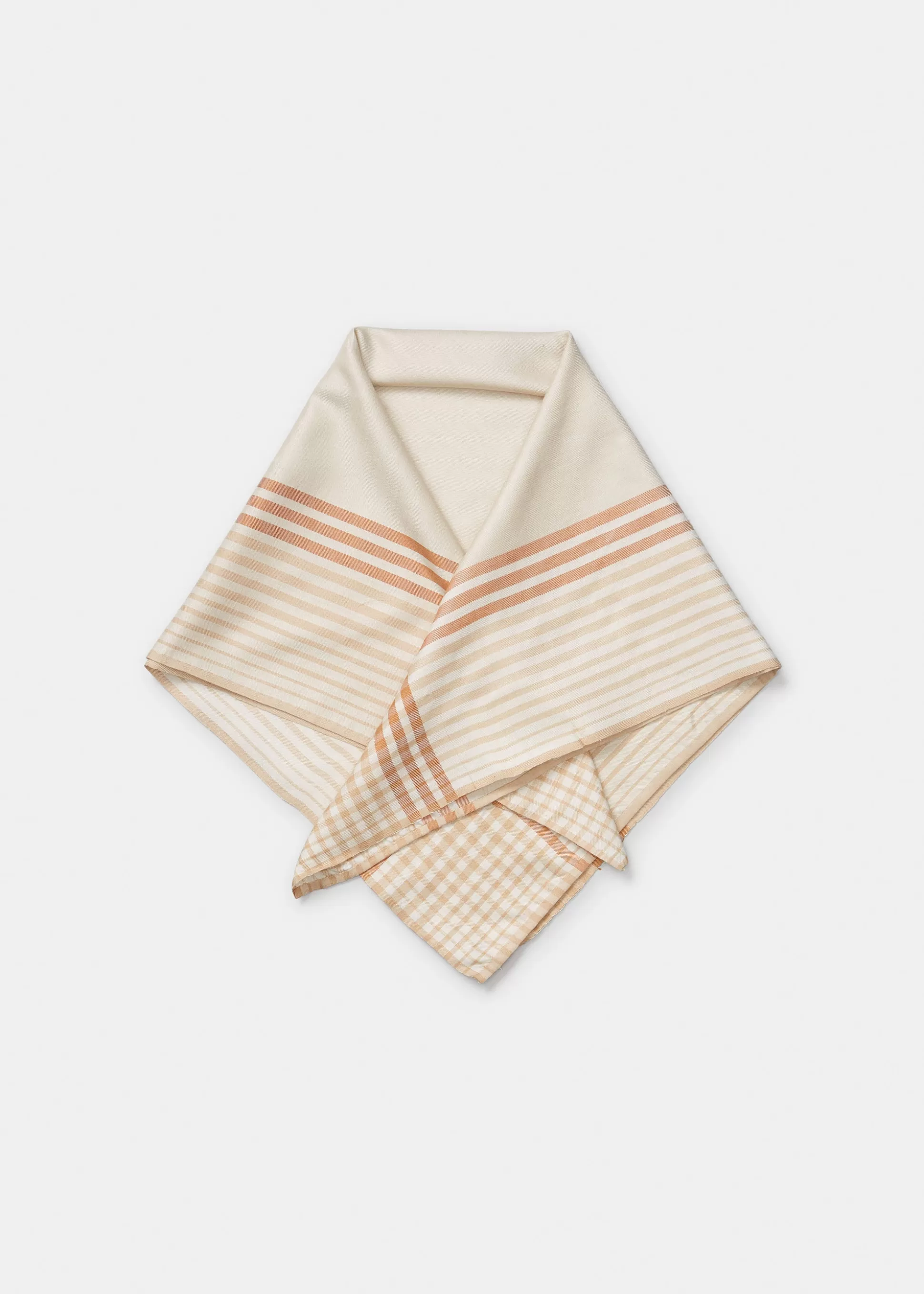 aiayu Tørklæder<Electra silk scarf Mix Burnt Orange