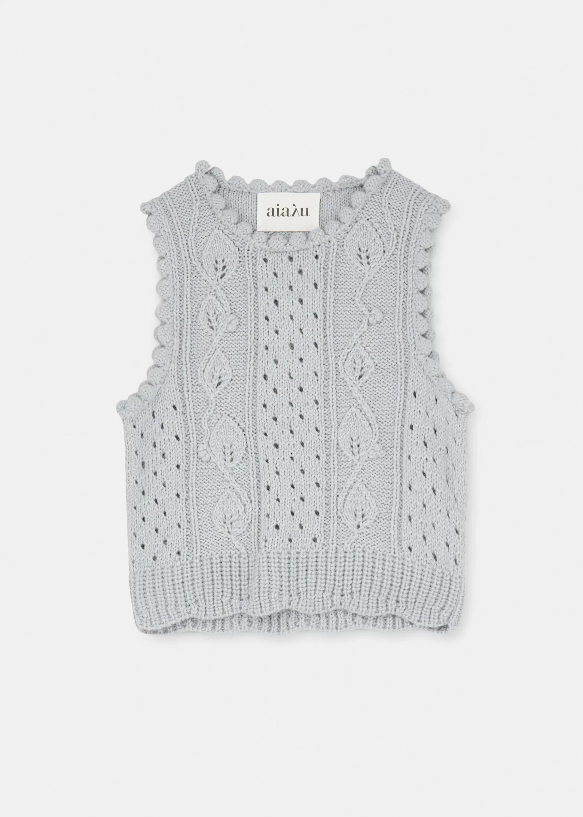 aiayu Strik<Embla handknitted vest Water