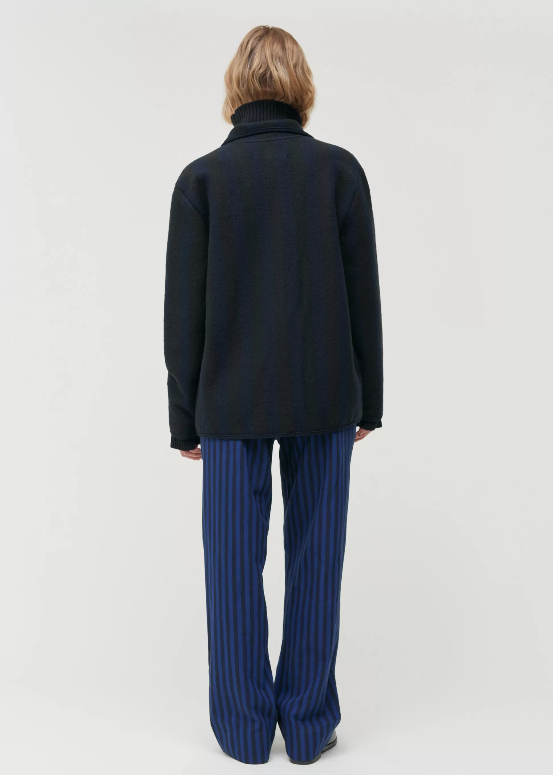 aiayu Jakker & Blazere<Ethan wool jacket Mix Navy