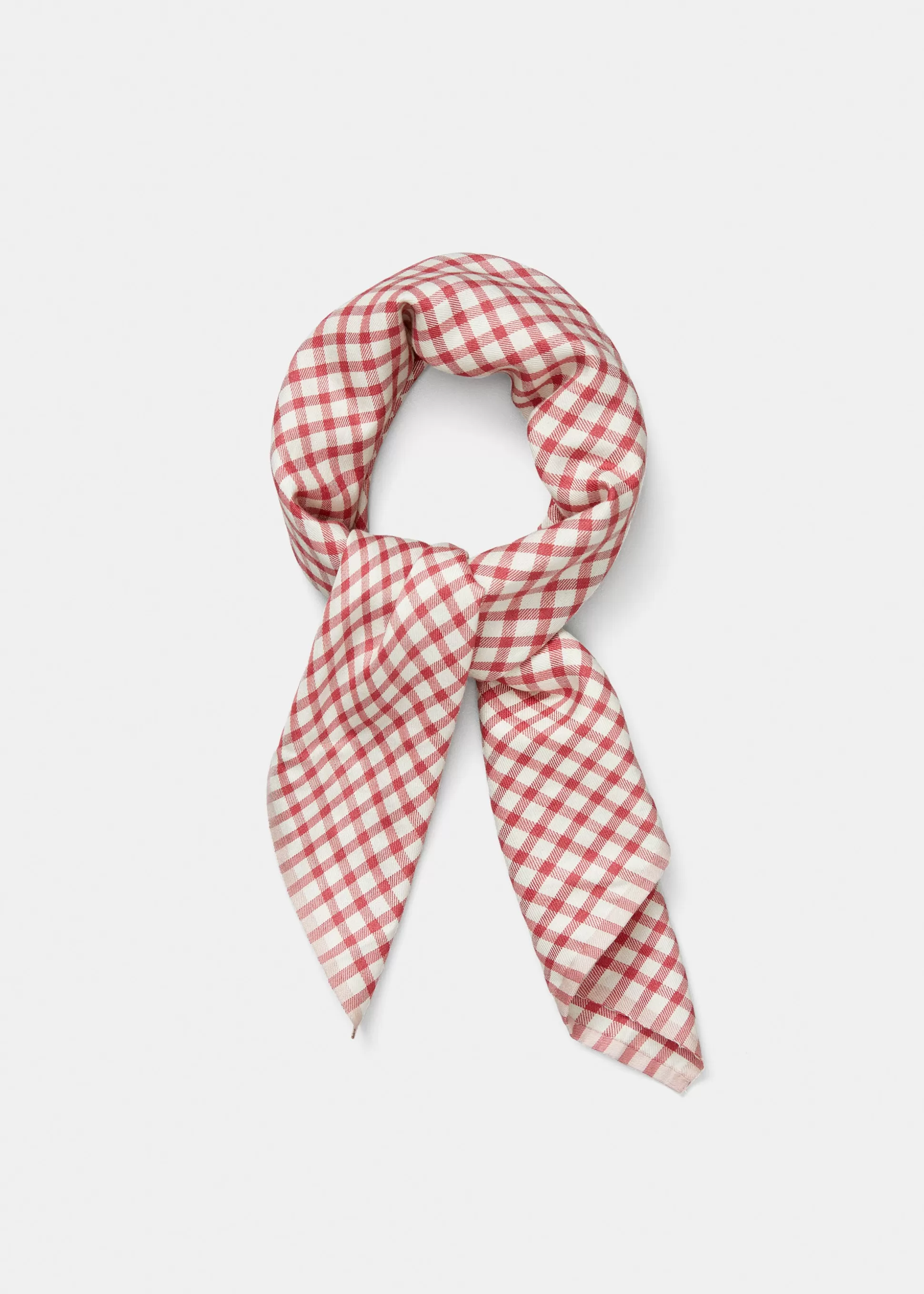 aiayu Tørklæder<Familia silk scarf Mix Scarlet