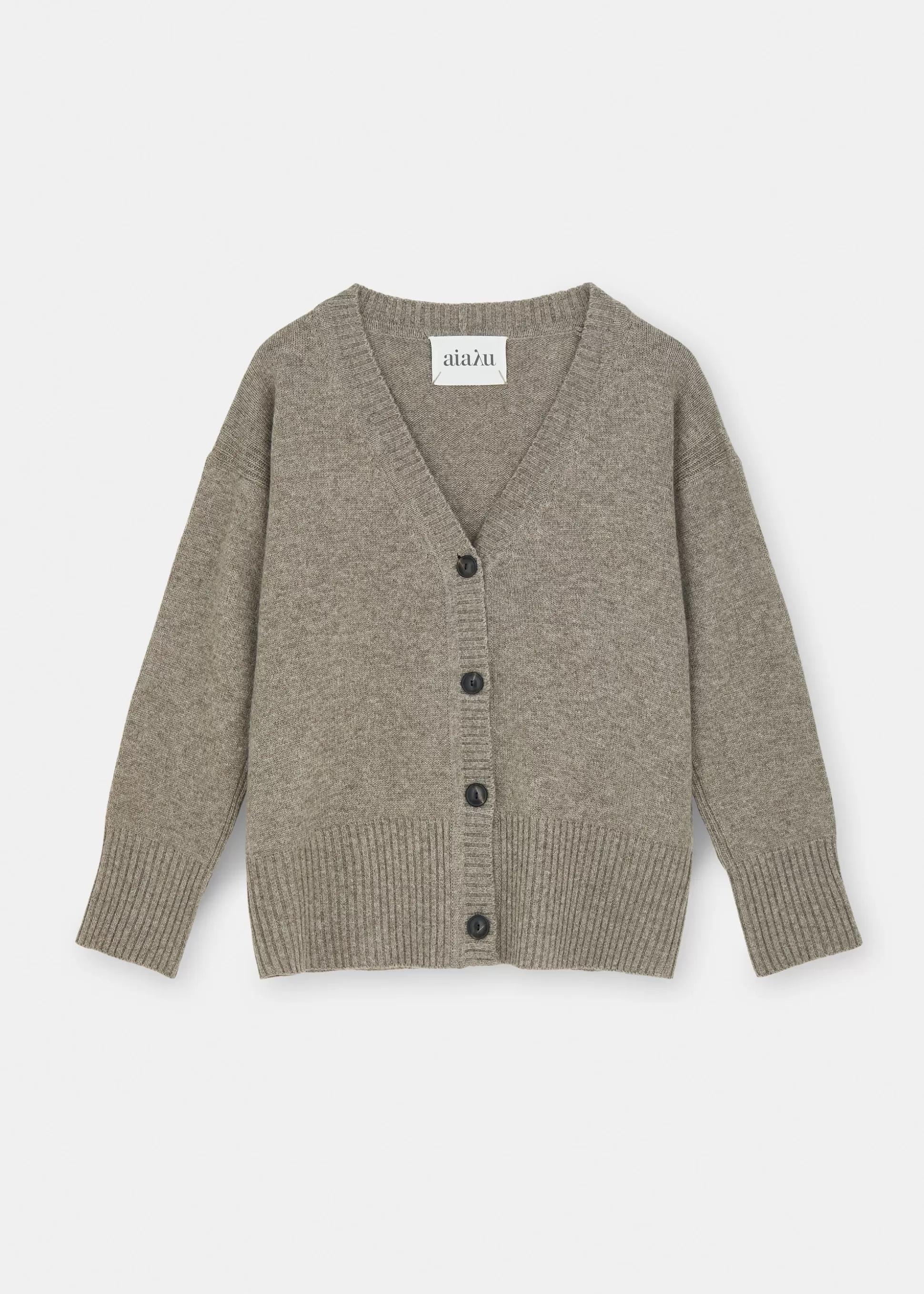 aiayu Cardigans | Strik<Frank yak cardigan Pure Soil