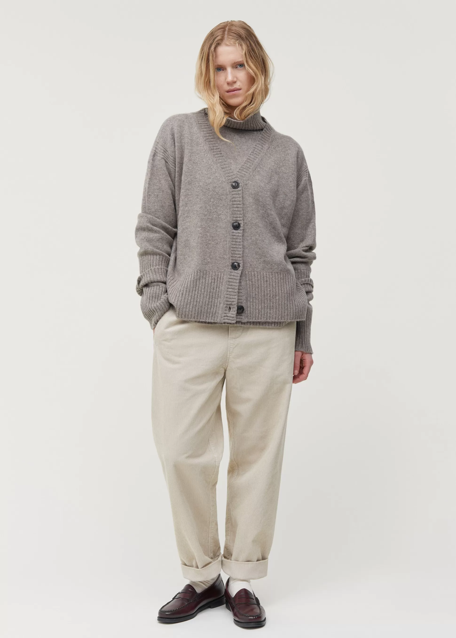aiayu Cardigans | Strik<Frank yak cardigan Pure Soil