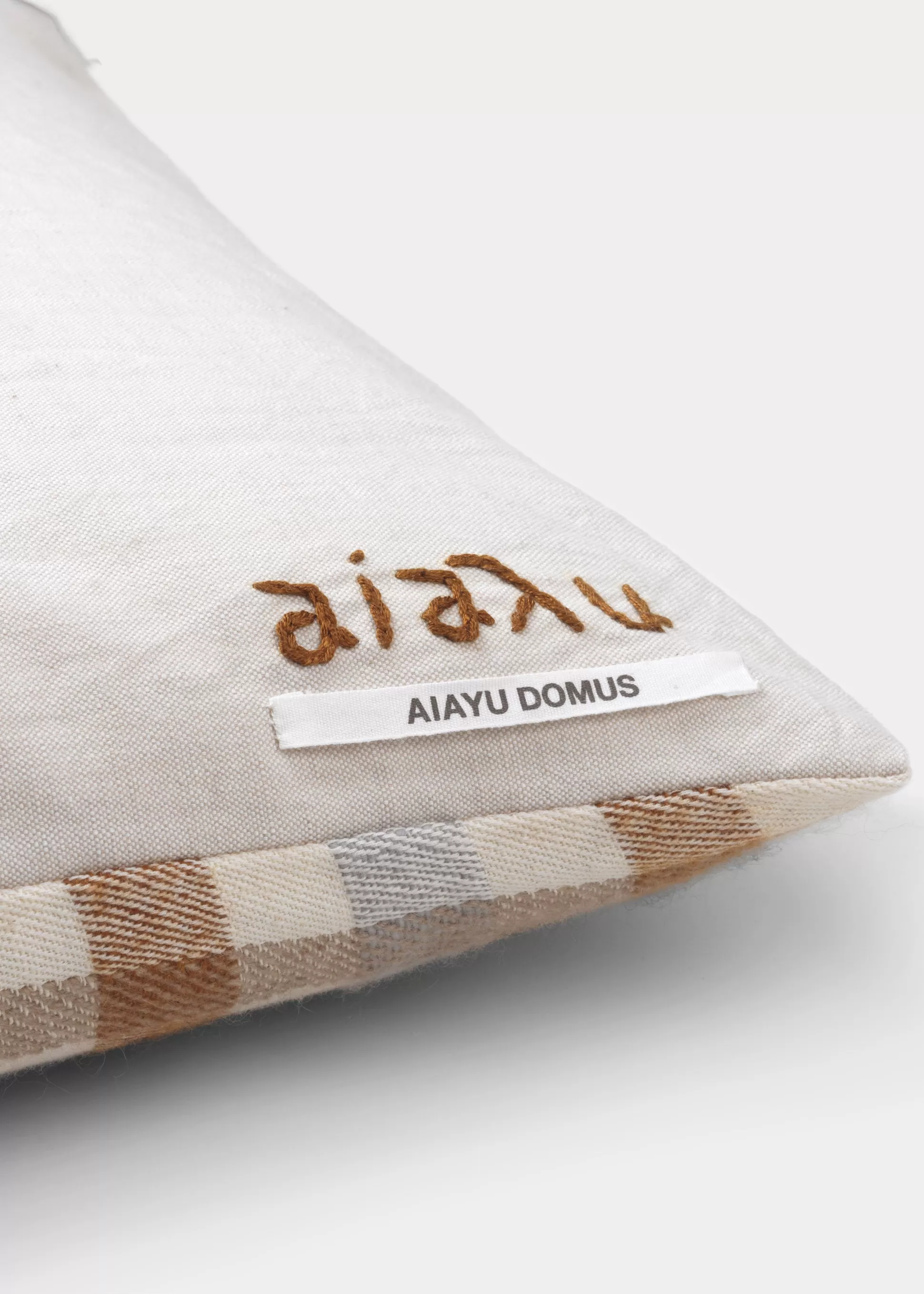 aiayu Puder<Gabriel cashmere pillow- 40x60 Mix Carmelo