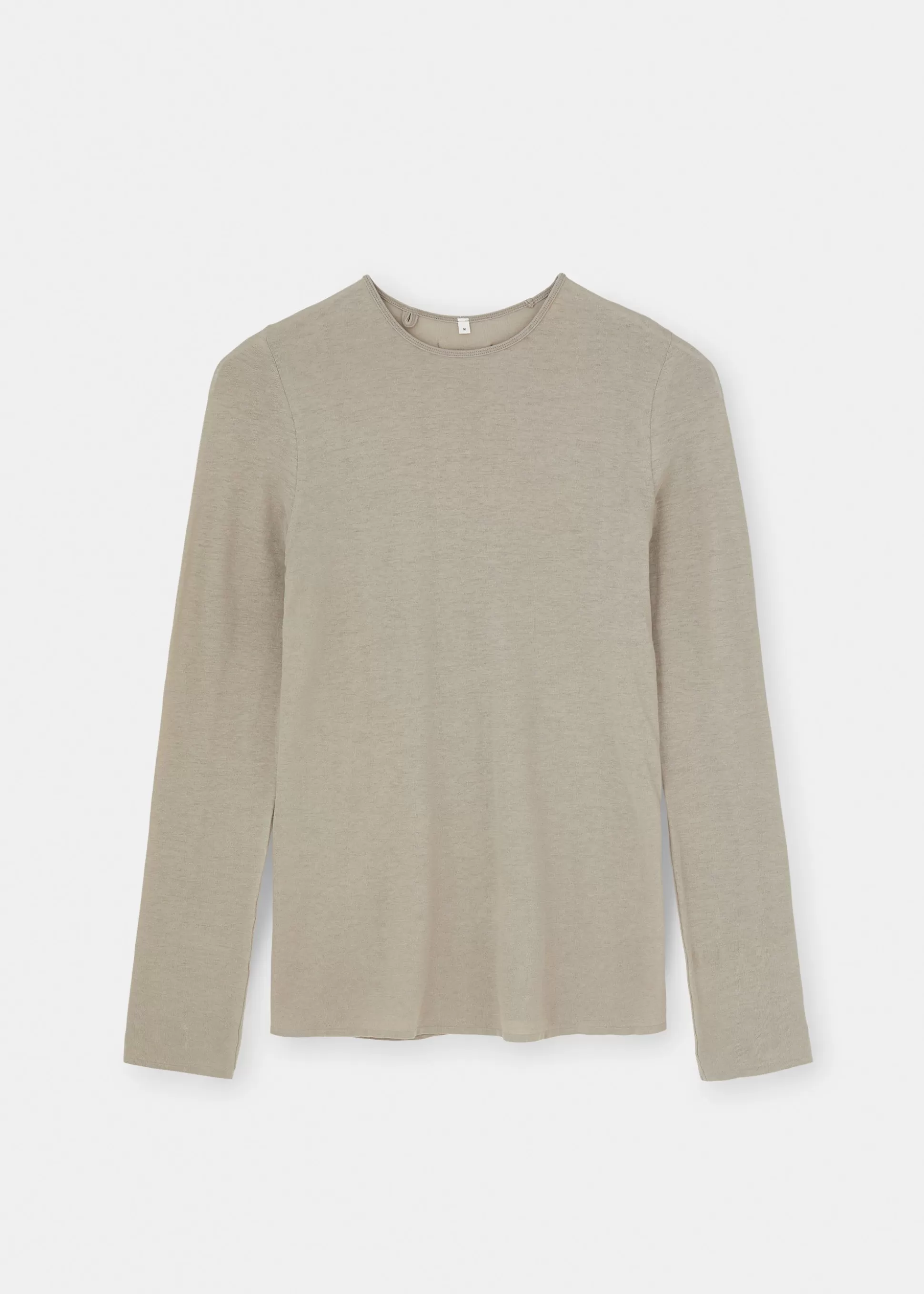 aiayu Bluser<Gentle cashmere long sleeve Grey