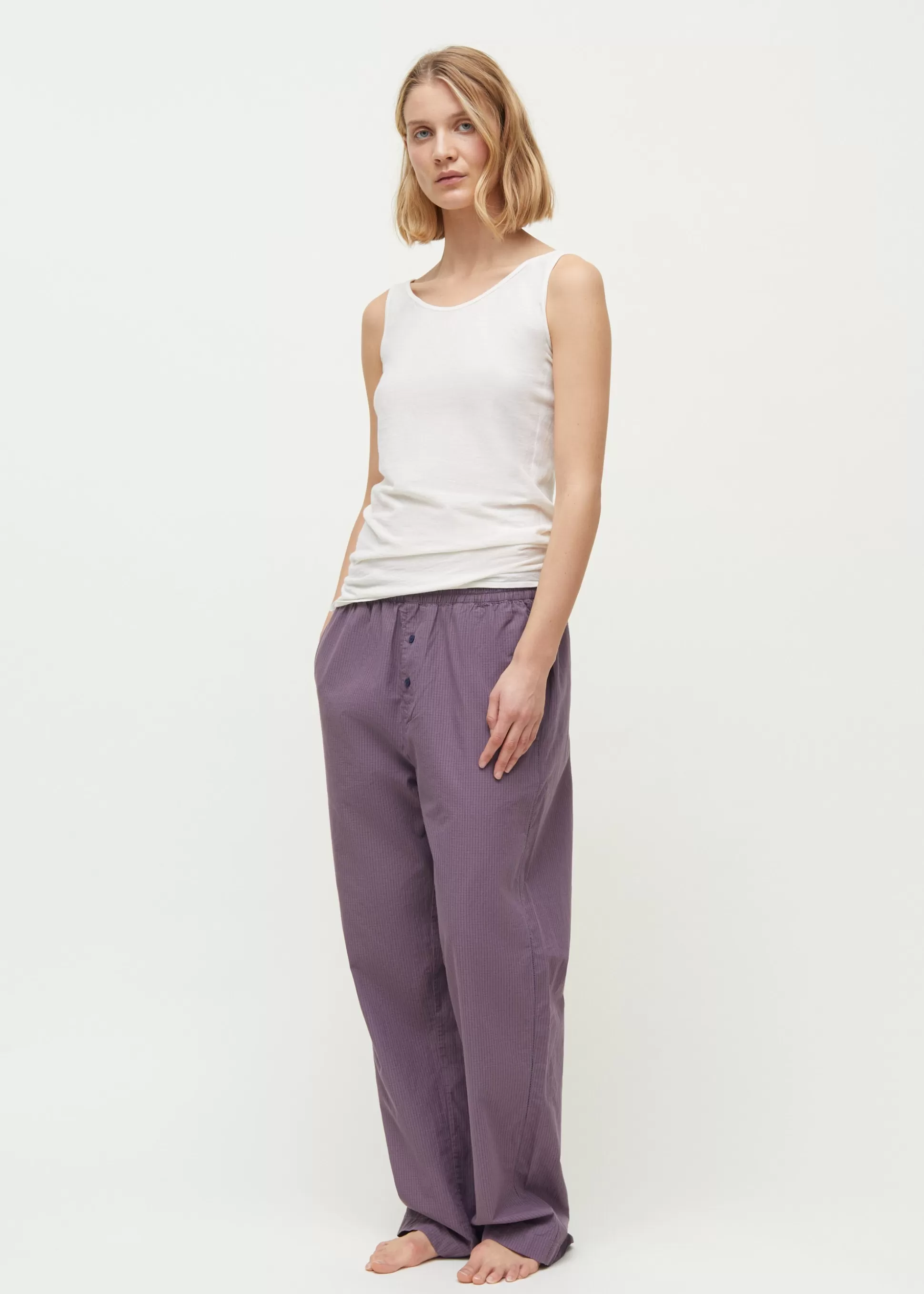aiayu T-Shirts & Tops<Gentle cashmere tank White