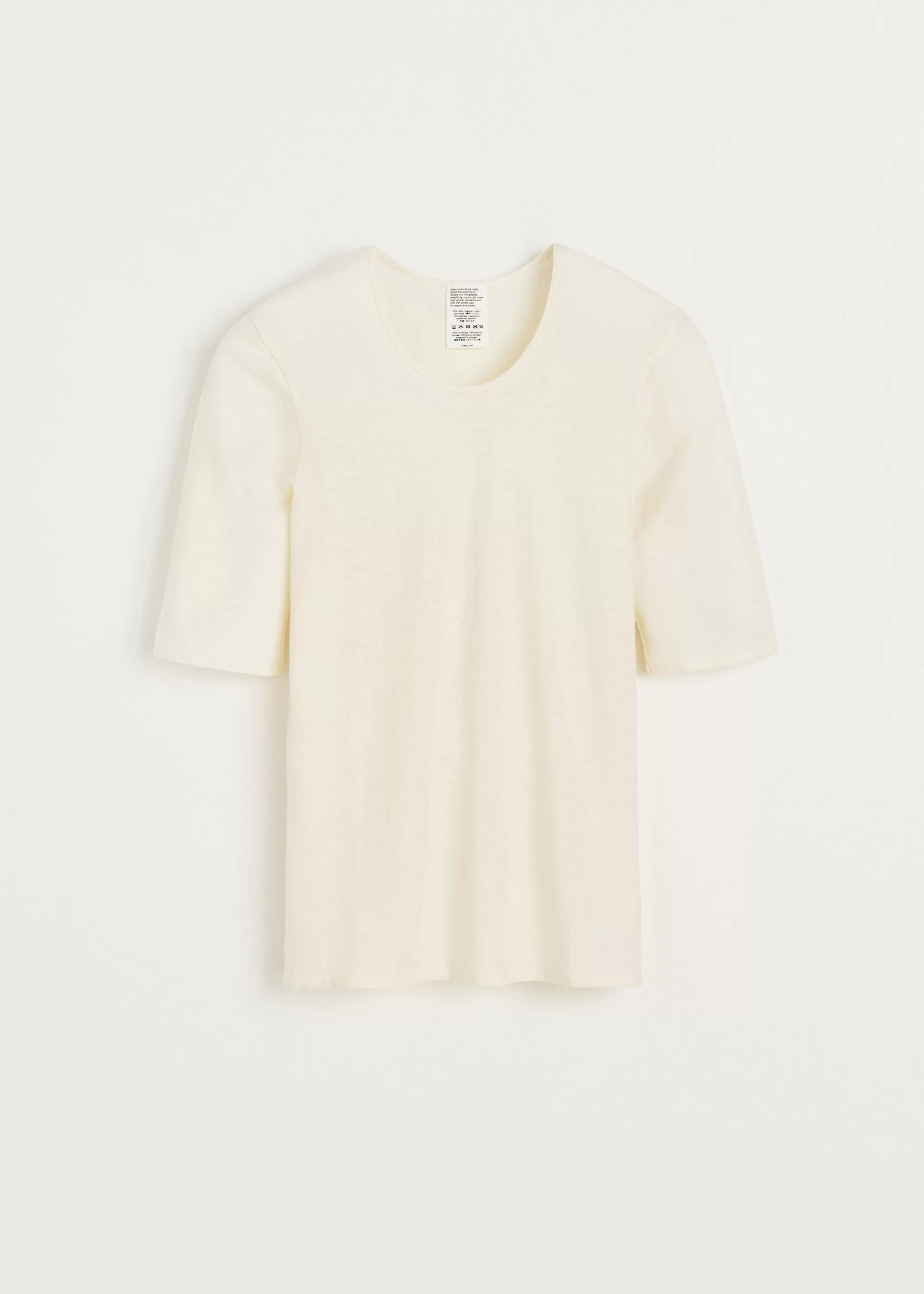 aiayu T-Shirts & Tops<Gentle cashmere tee Pure Ecru