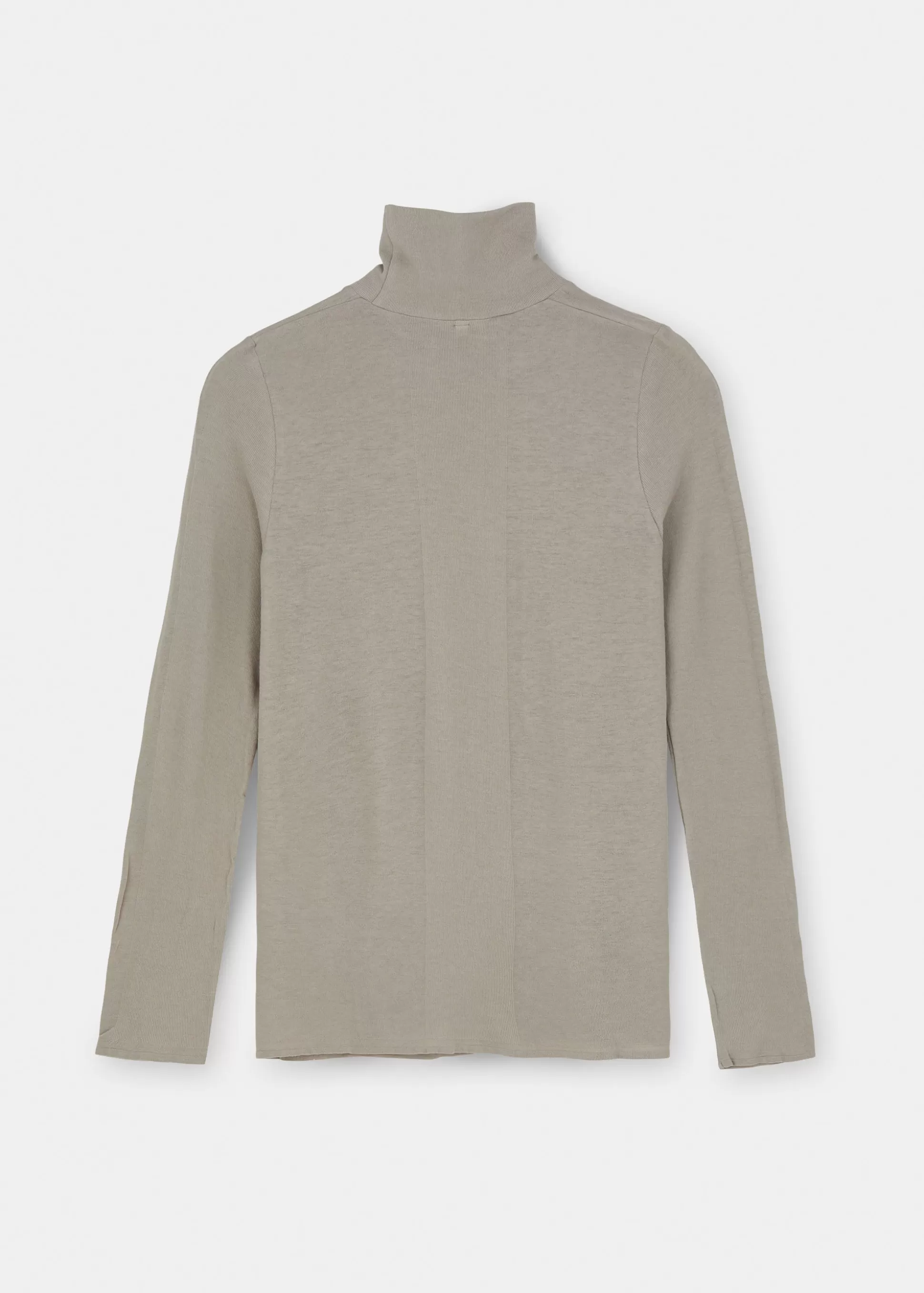 aiayu Bluser<Gentle cashmere turtleneck Grey