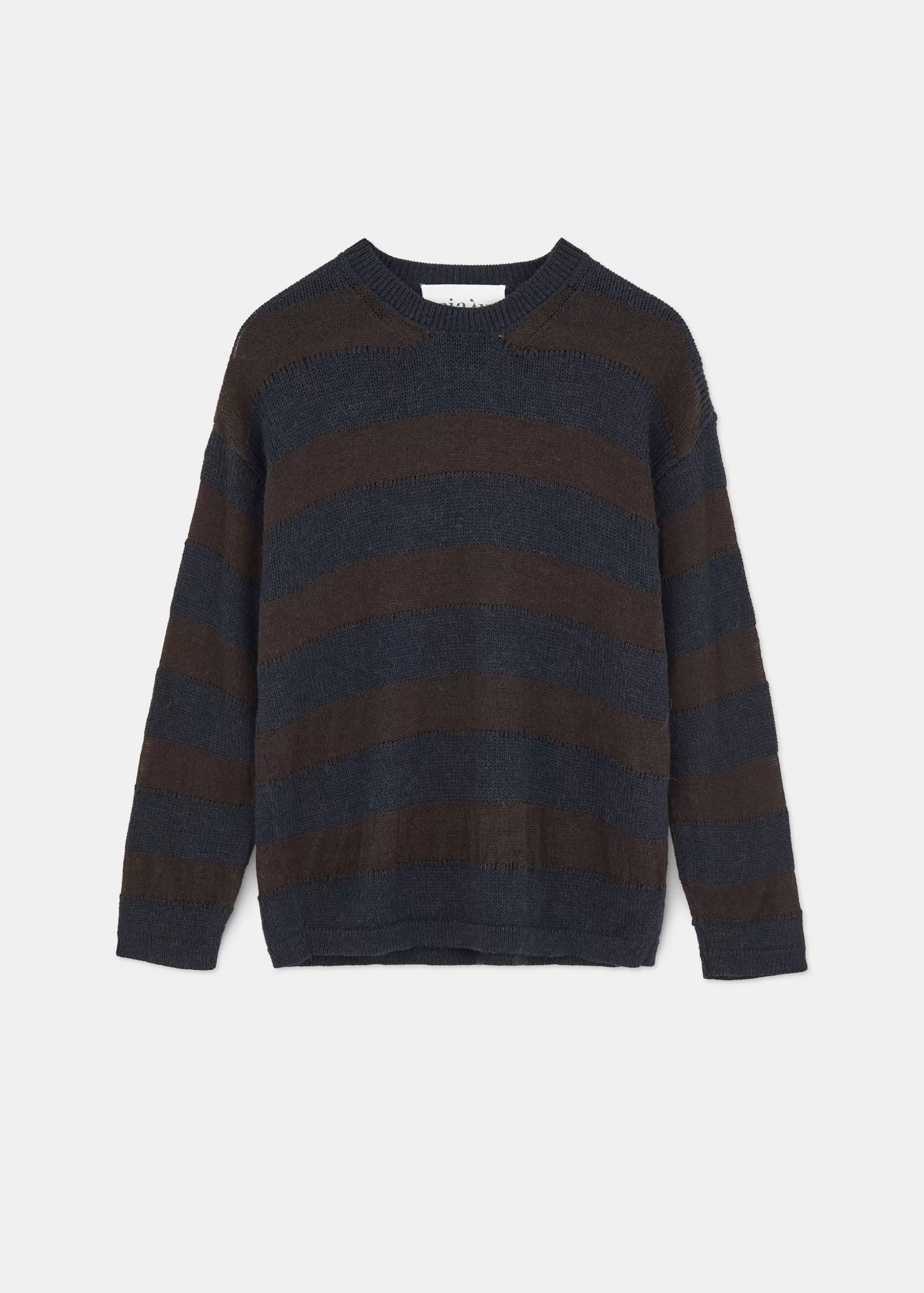 aiayu Strik<Haldis wool sweater Mix Dark Chocolate