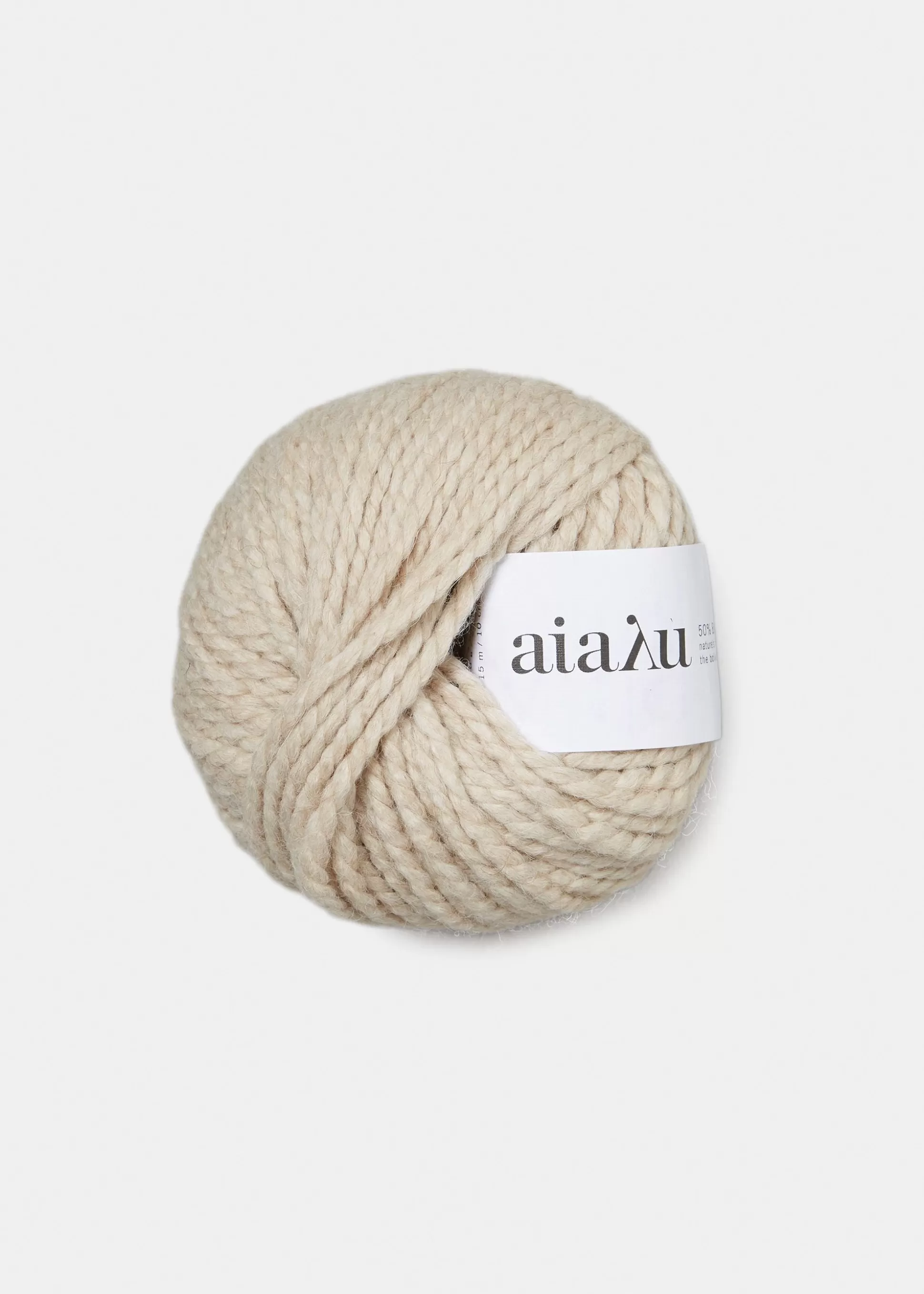 aiayu Garn & Opskrifter<Handknit yarn mechera Pure Natural