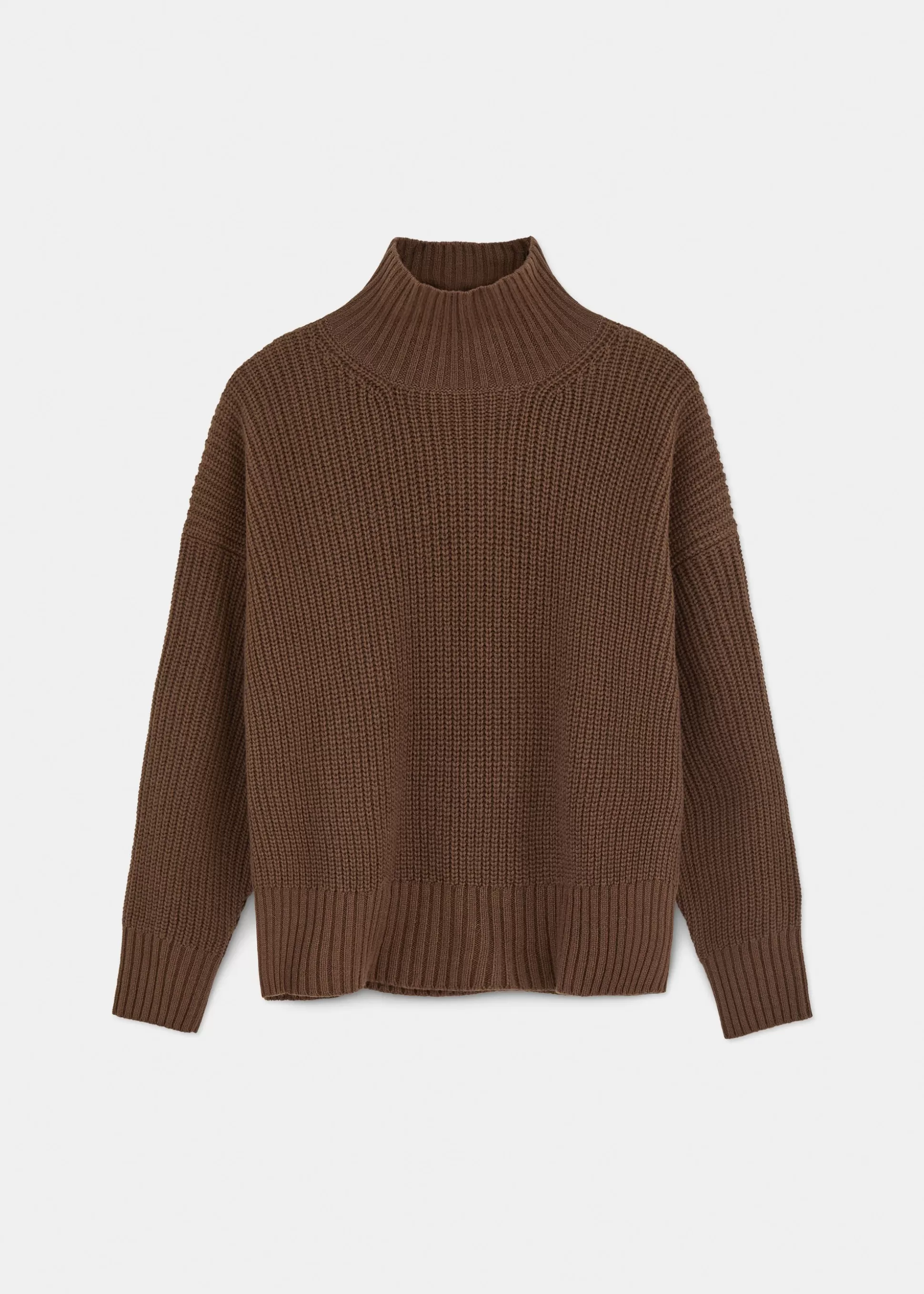 aiayu Strik<Hera wool sweater Brown Sugar
