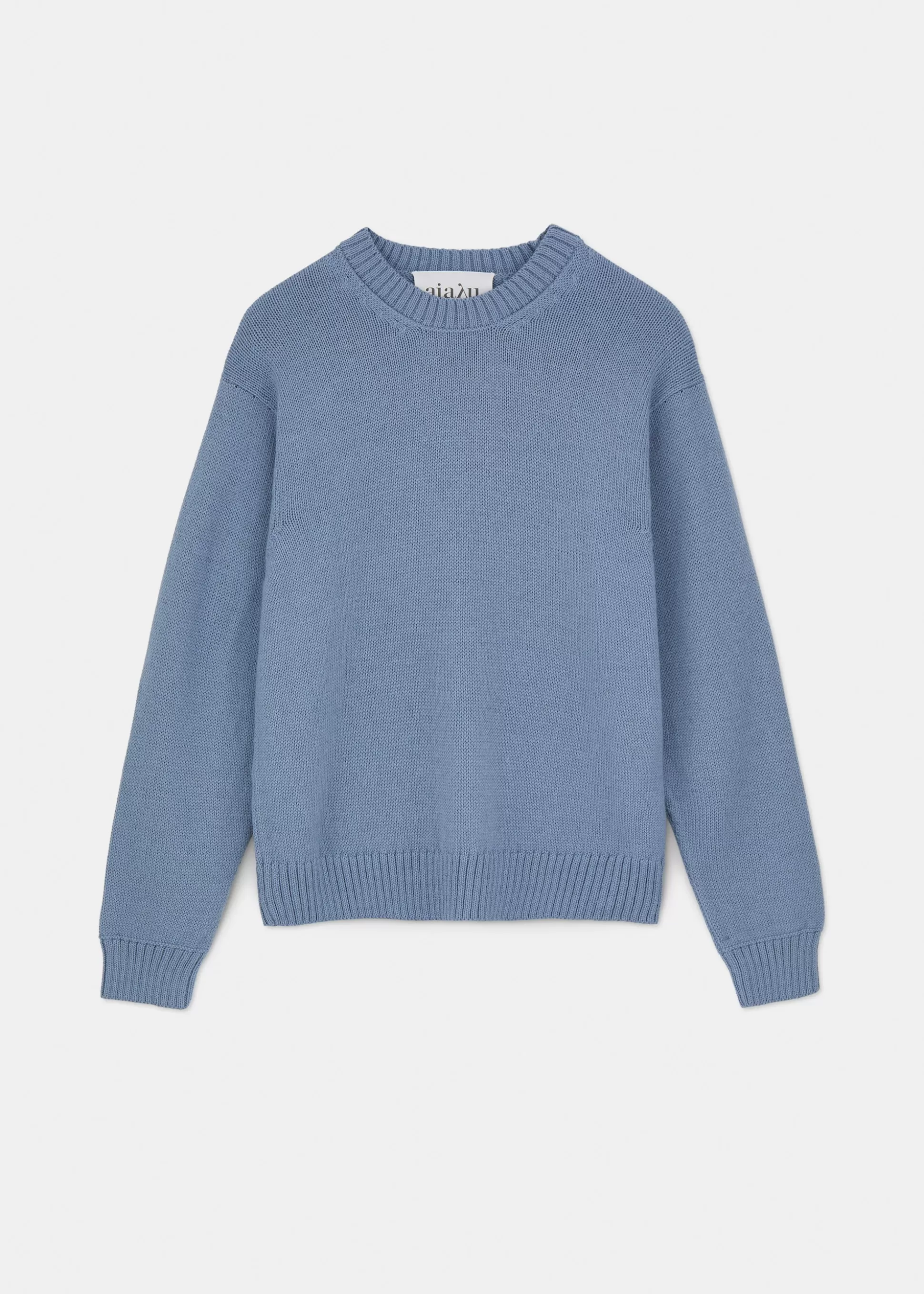 aiayu Strik<Highland saga wool sweater Anemone