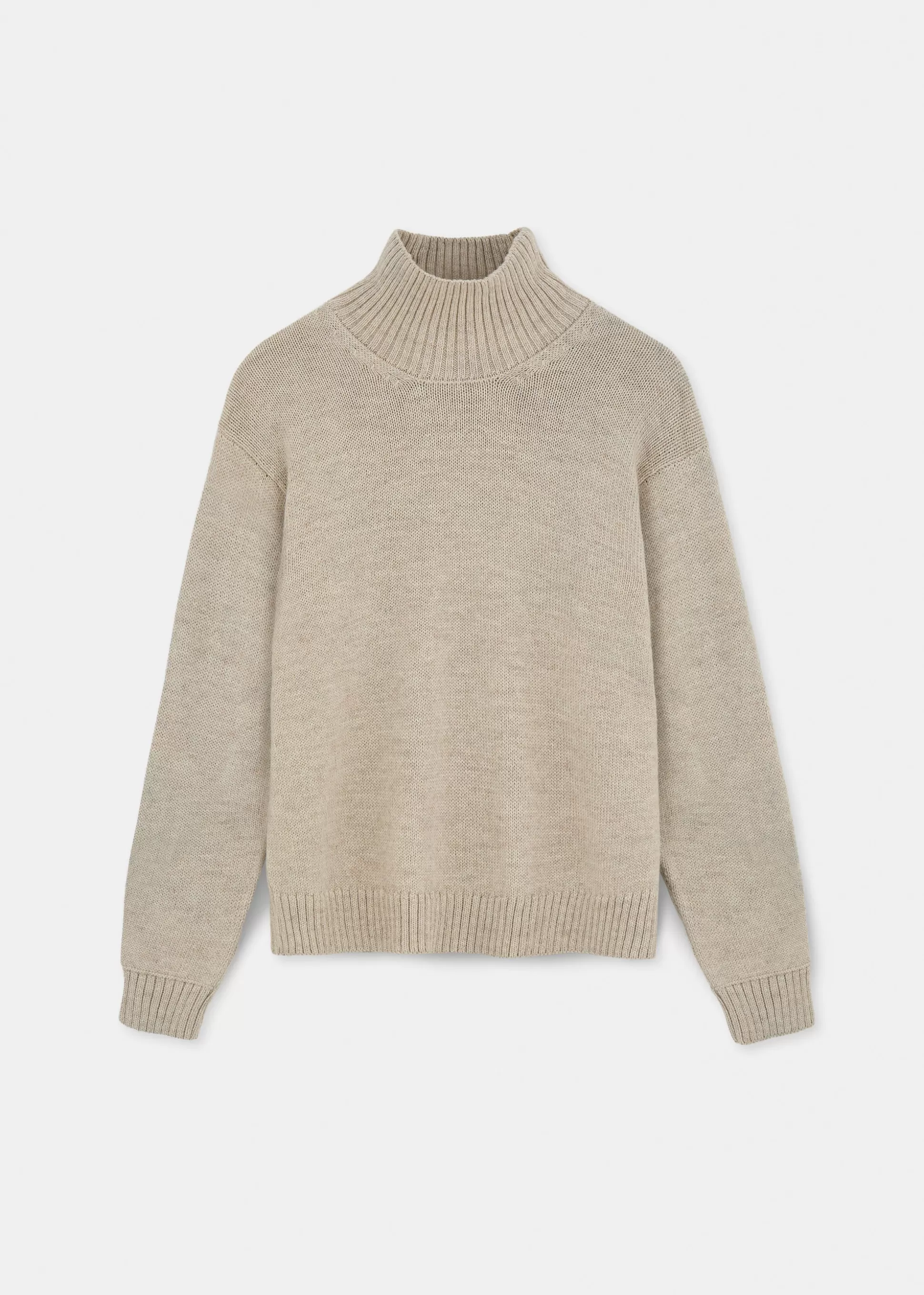 aiayu Strik<Highland sanna wool sweater Pure Natural