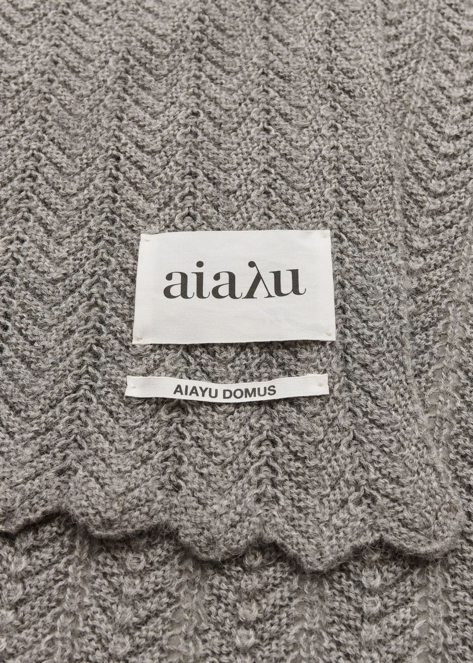 aiayu Plaider<Hollie classic throw - 130x160 Frost Grey