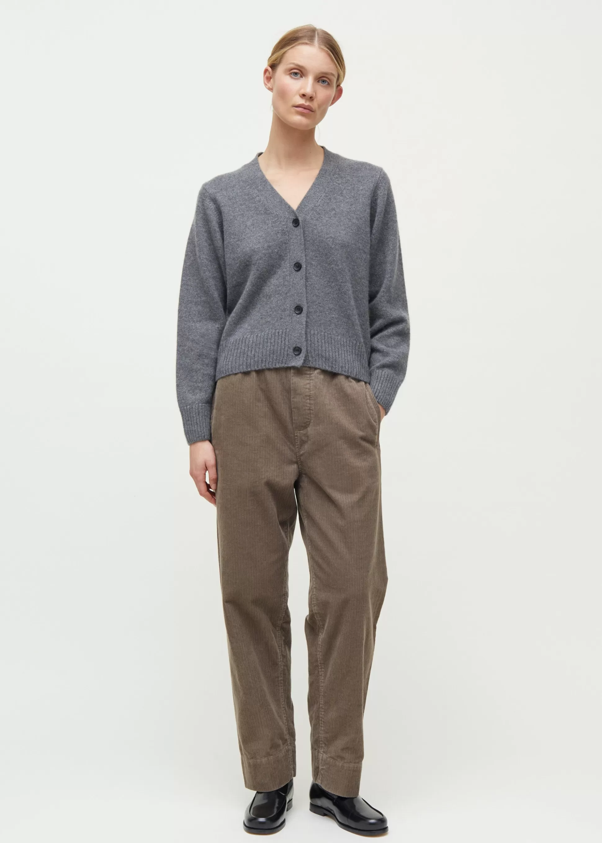 aiayu Cardigans | Strik<Ingrid cashmere cardigan Stormy