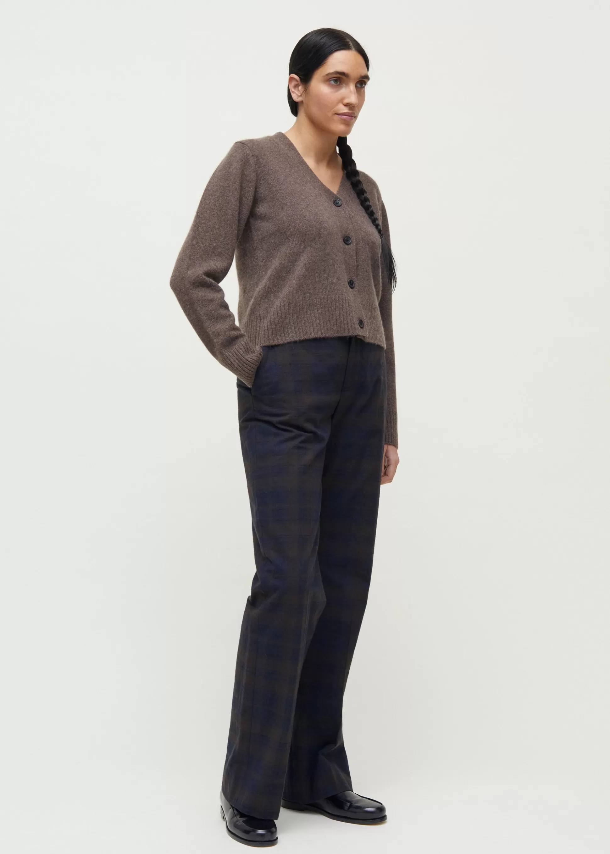 aiayu Strik | Cardigans<Ingrid cashmere cardigan Pure Dark Brown