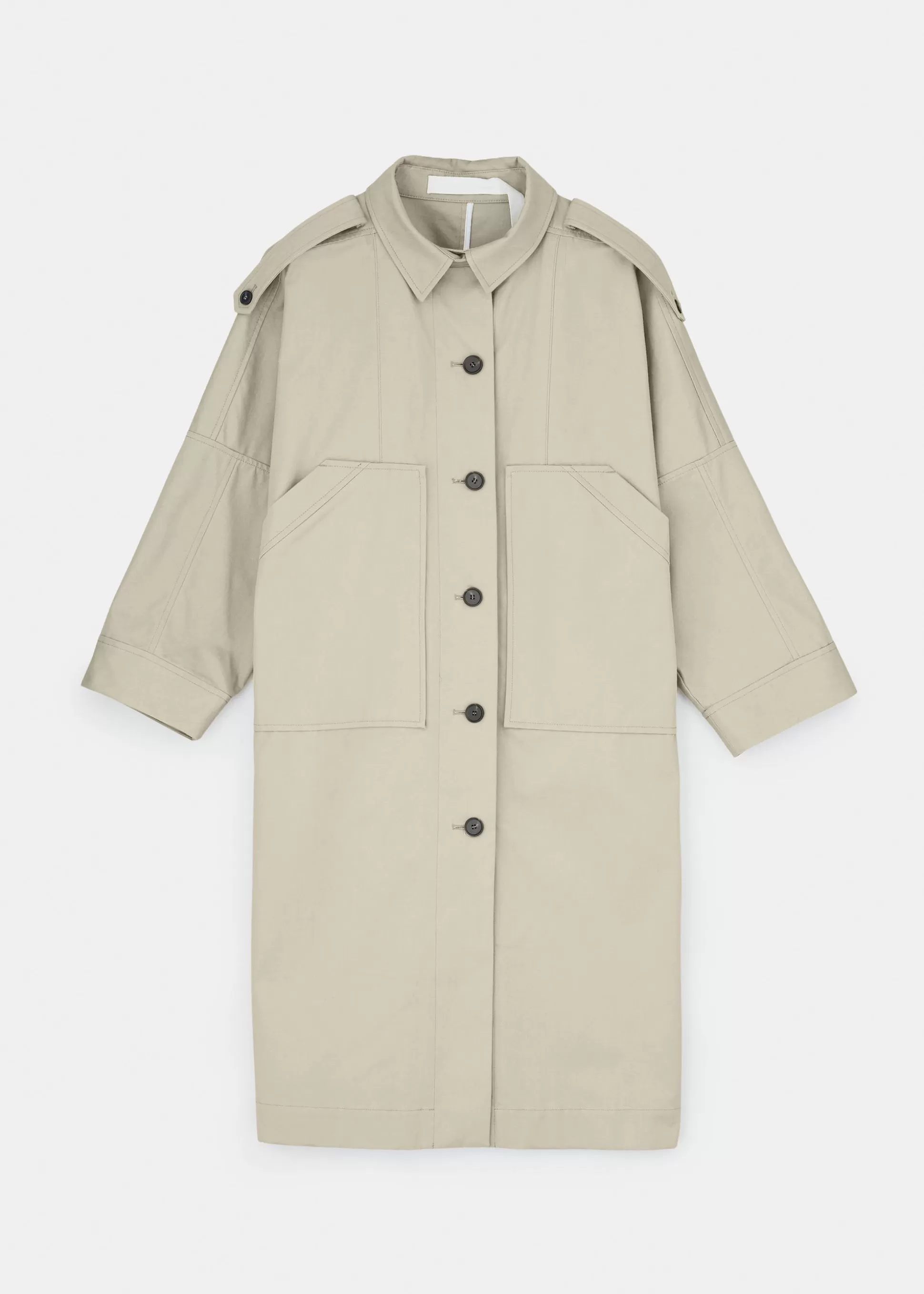 aiayu Frakker<Jean coat - ventile Stone