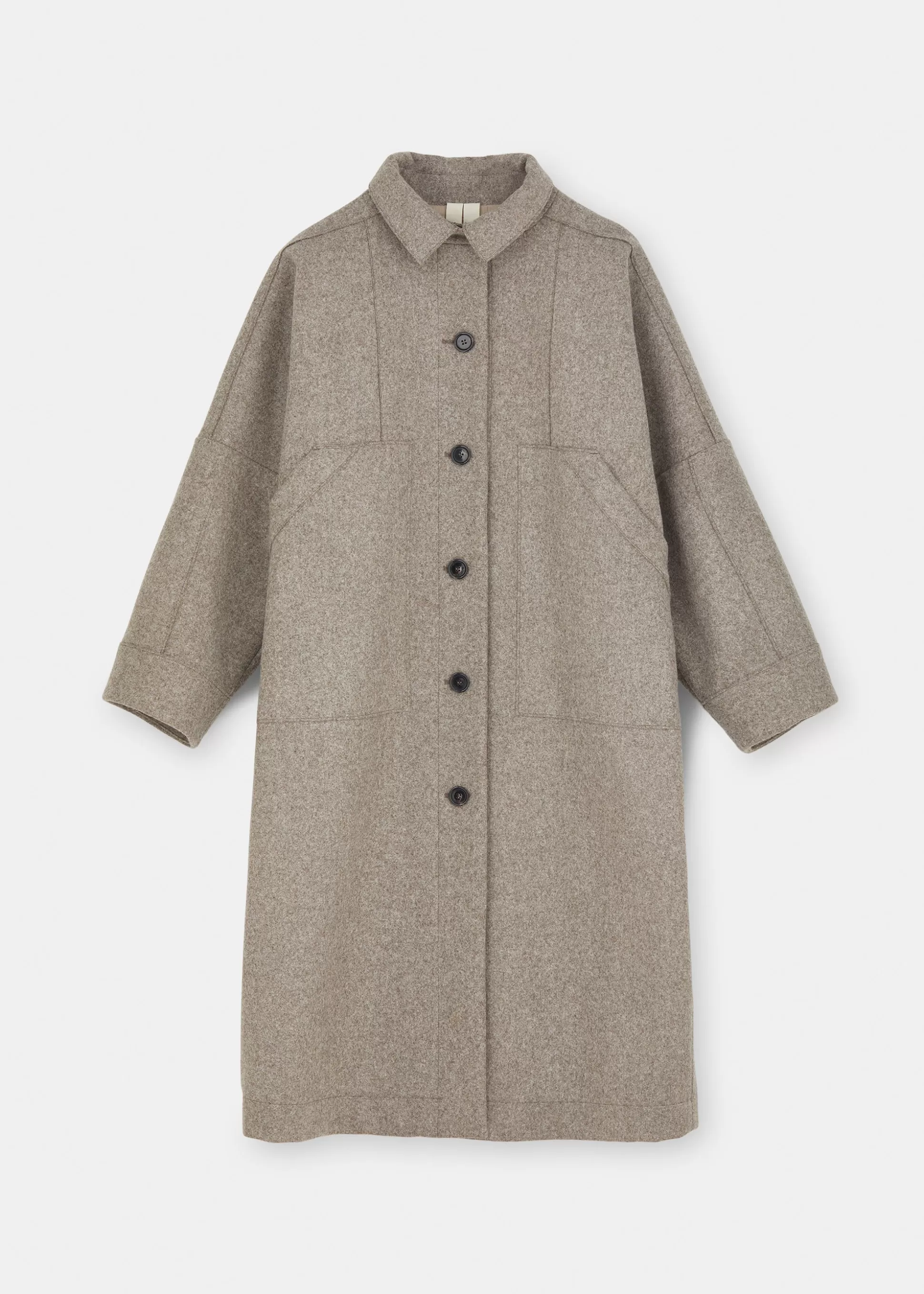 aiayu Frakker<Jean coat loden Pure Soil