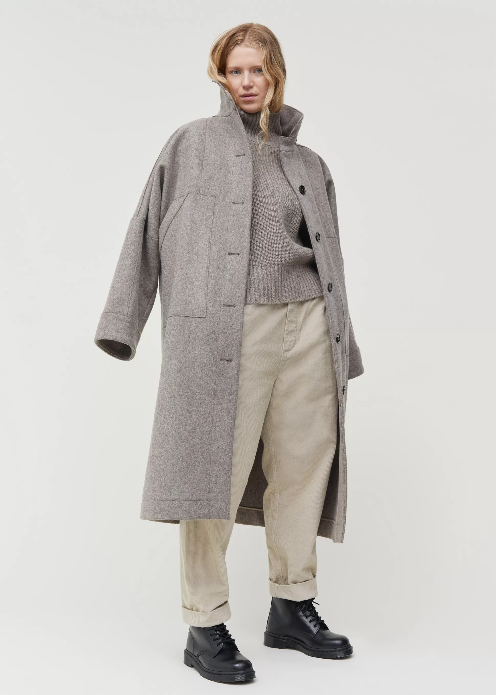 aiayu Frakker<Jean coat loden Pure Soil